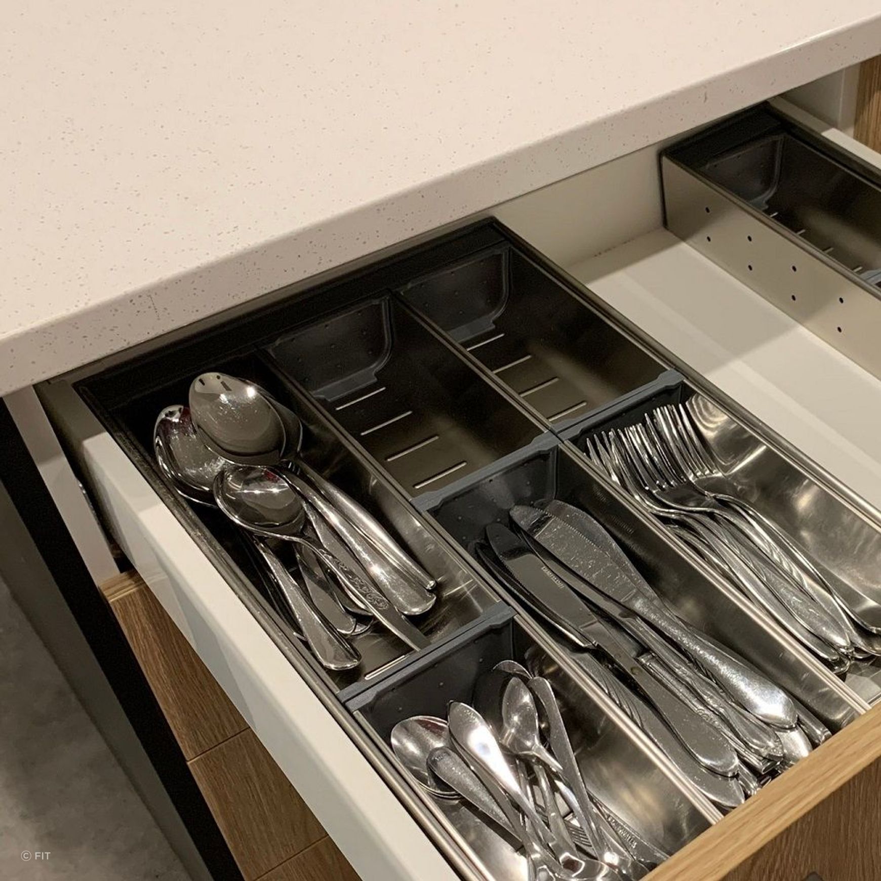Inoxa Stainless Steel Drawer Organising System