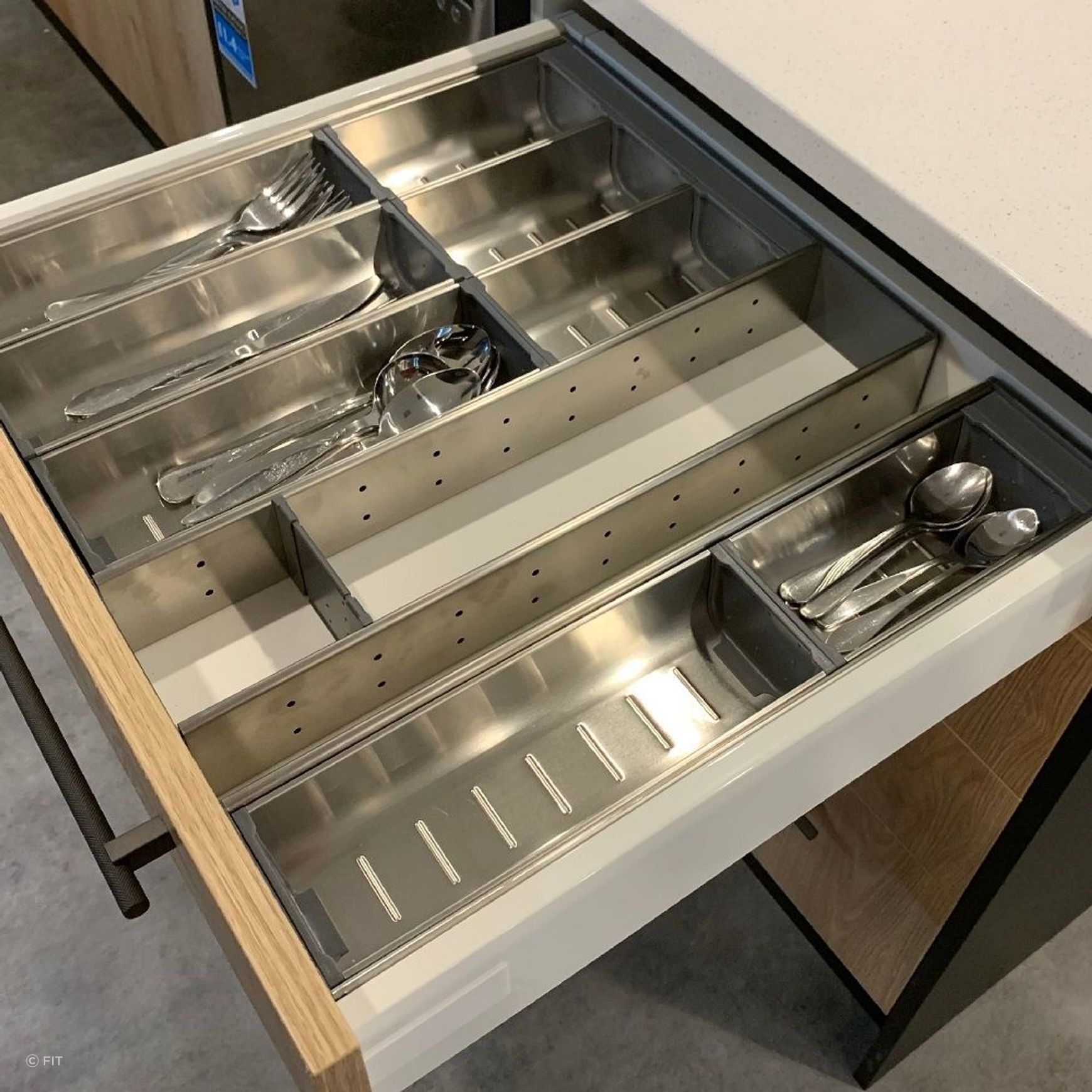 Inoxa Stainless Steel Drawer Organising System