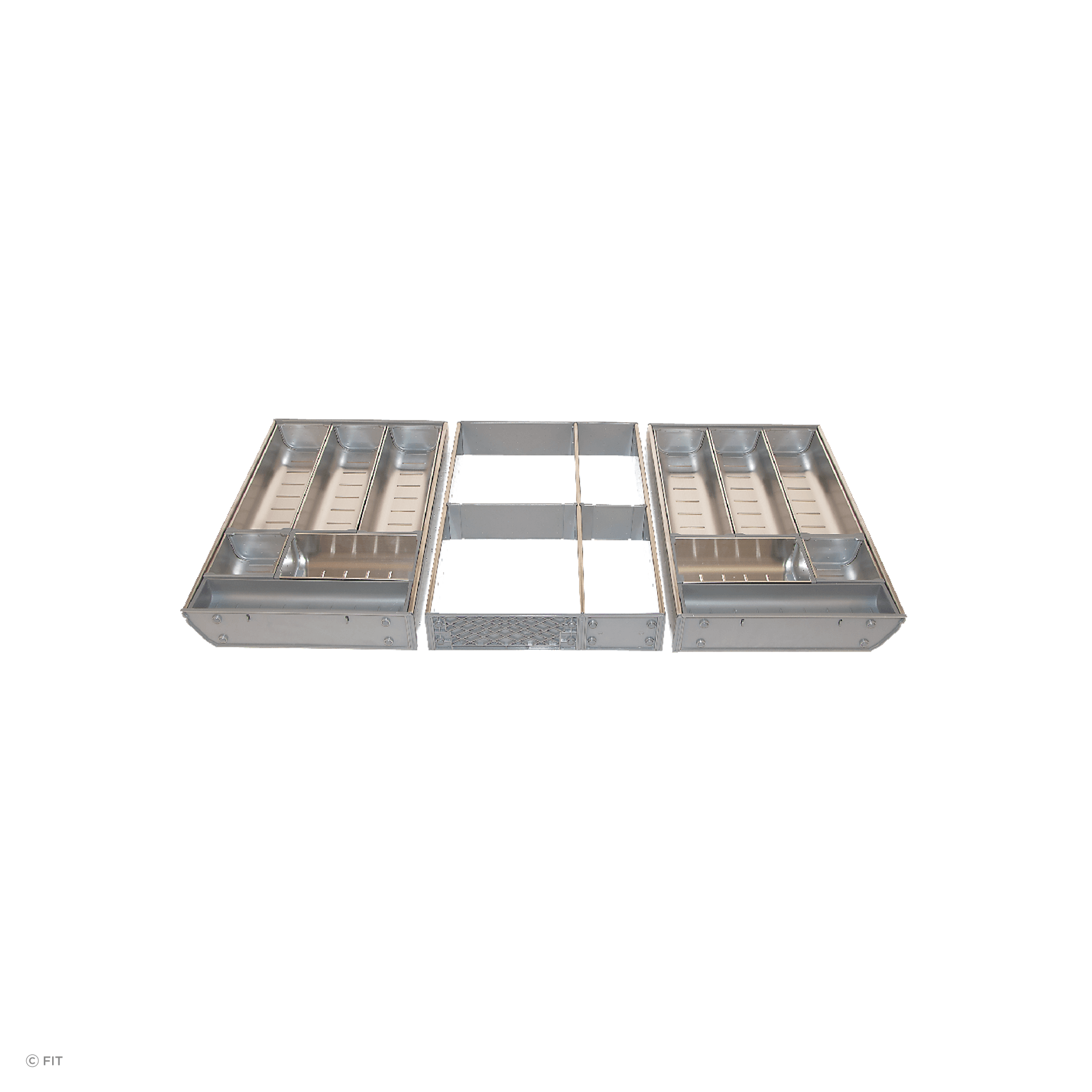 Inoxa Stainless Steel Drawer Organising System