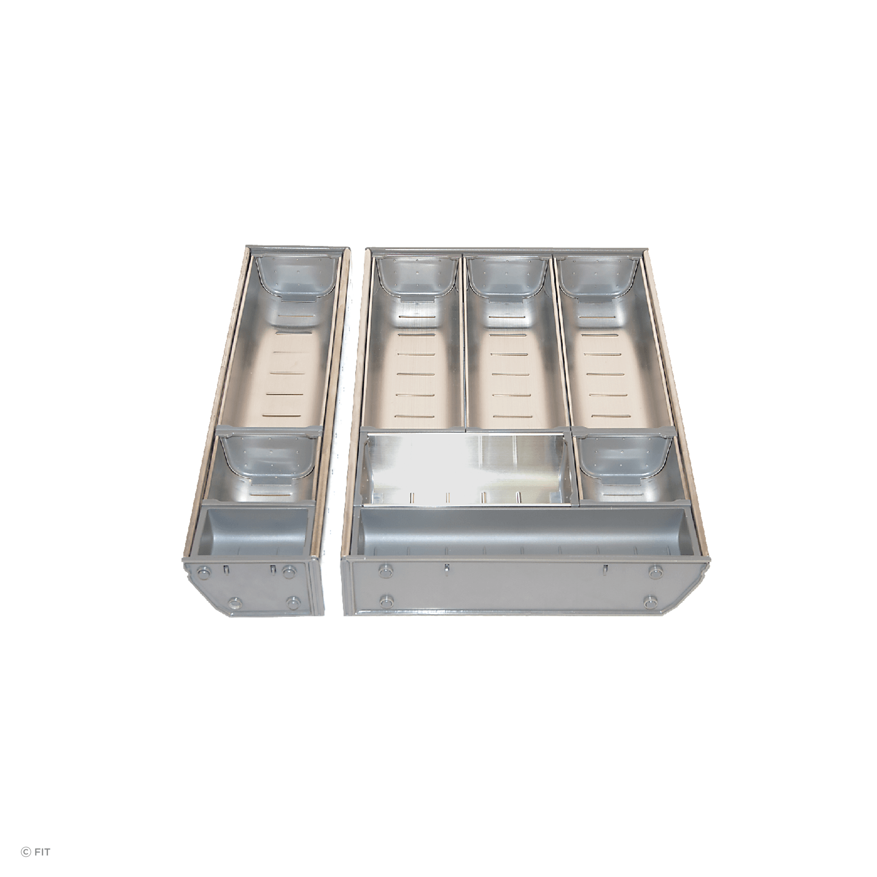 Inoxa Stainless Steel Drawer Organising System