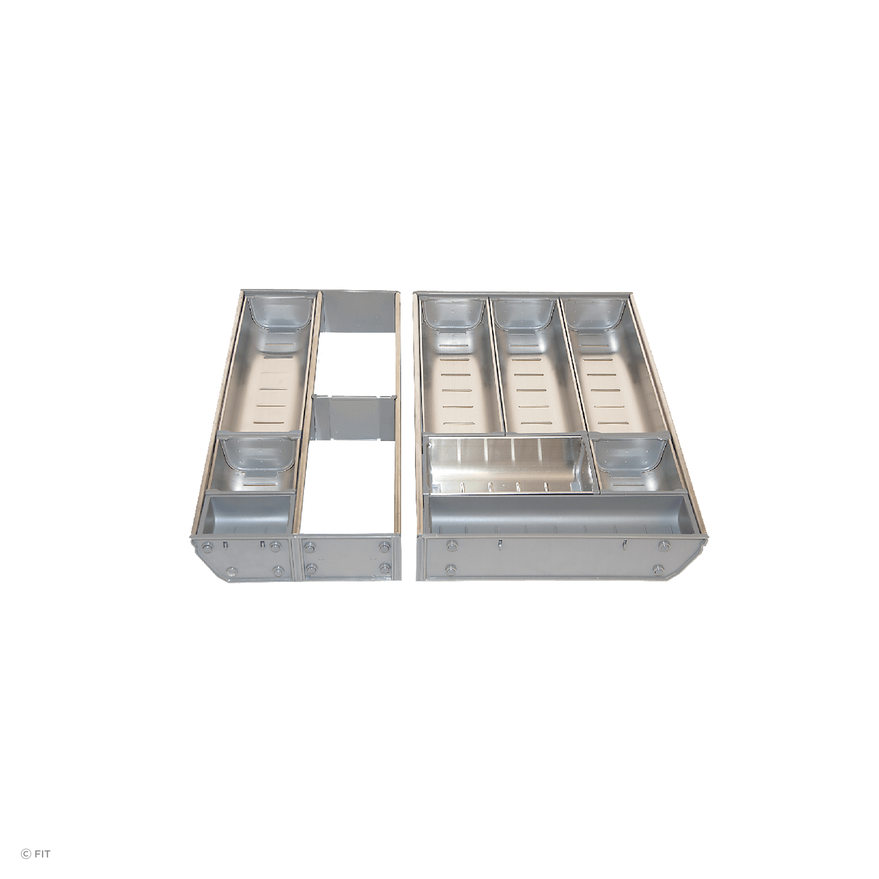 Inoxa Stainless Steel Drawer Organising System