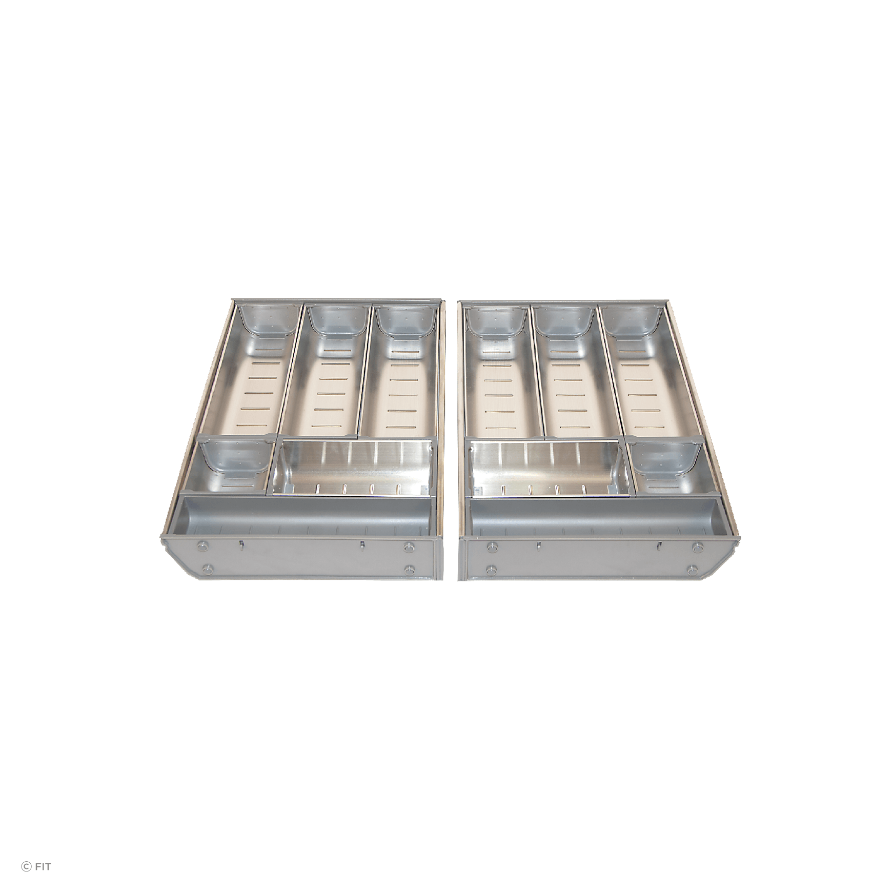 Inoxa Stainless Steel Drawer Organising System