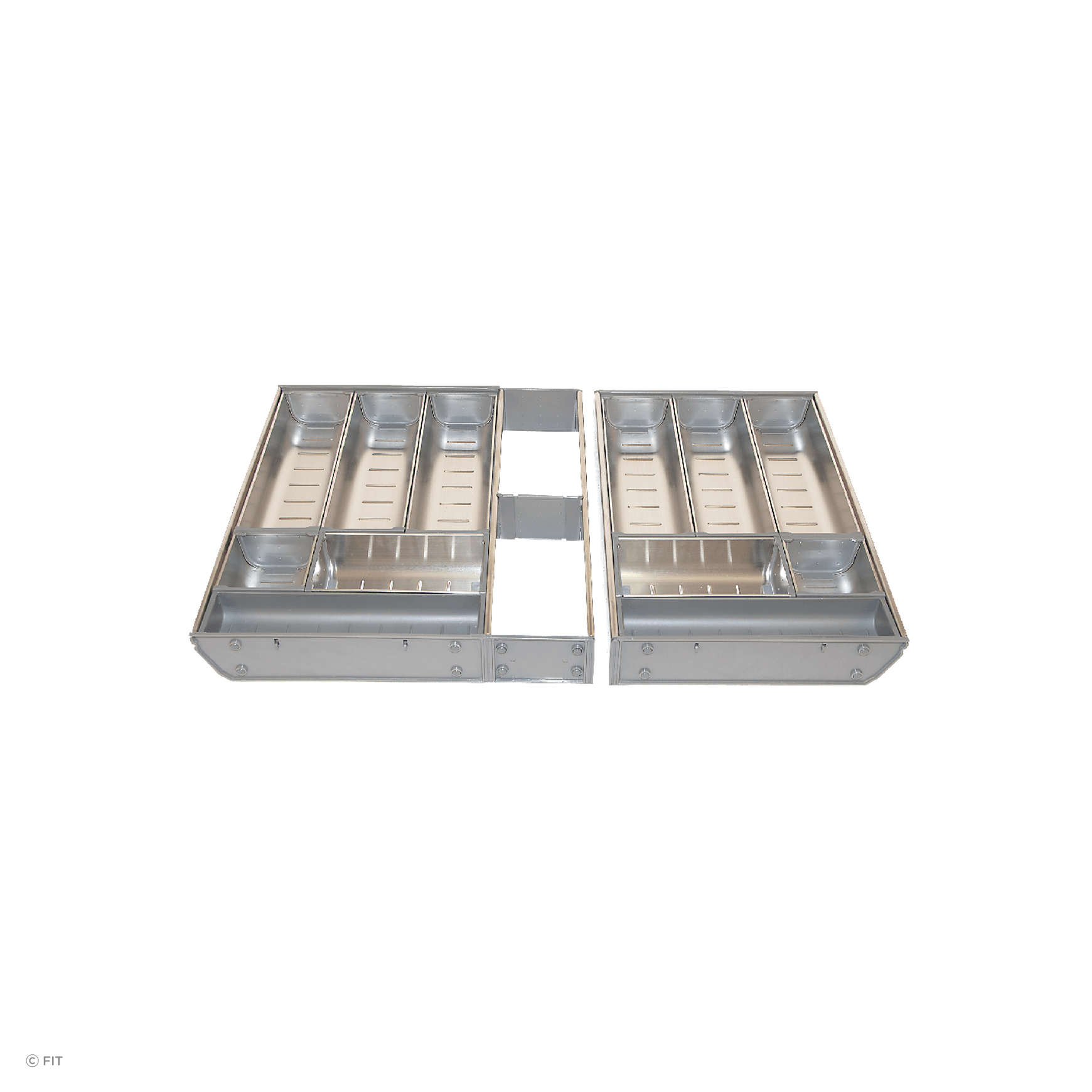 Inoxa Stainless Steel Drawer Organising System