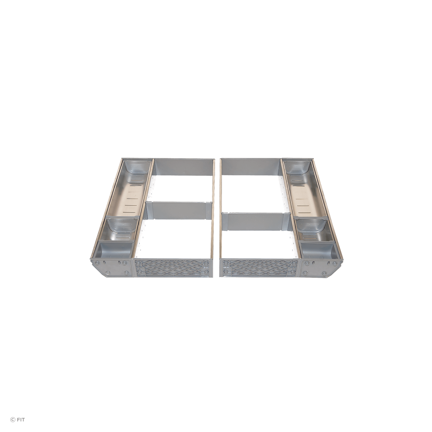 Inoxa Stainless Steel Drawer Organising System