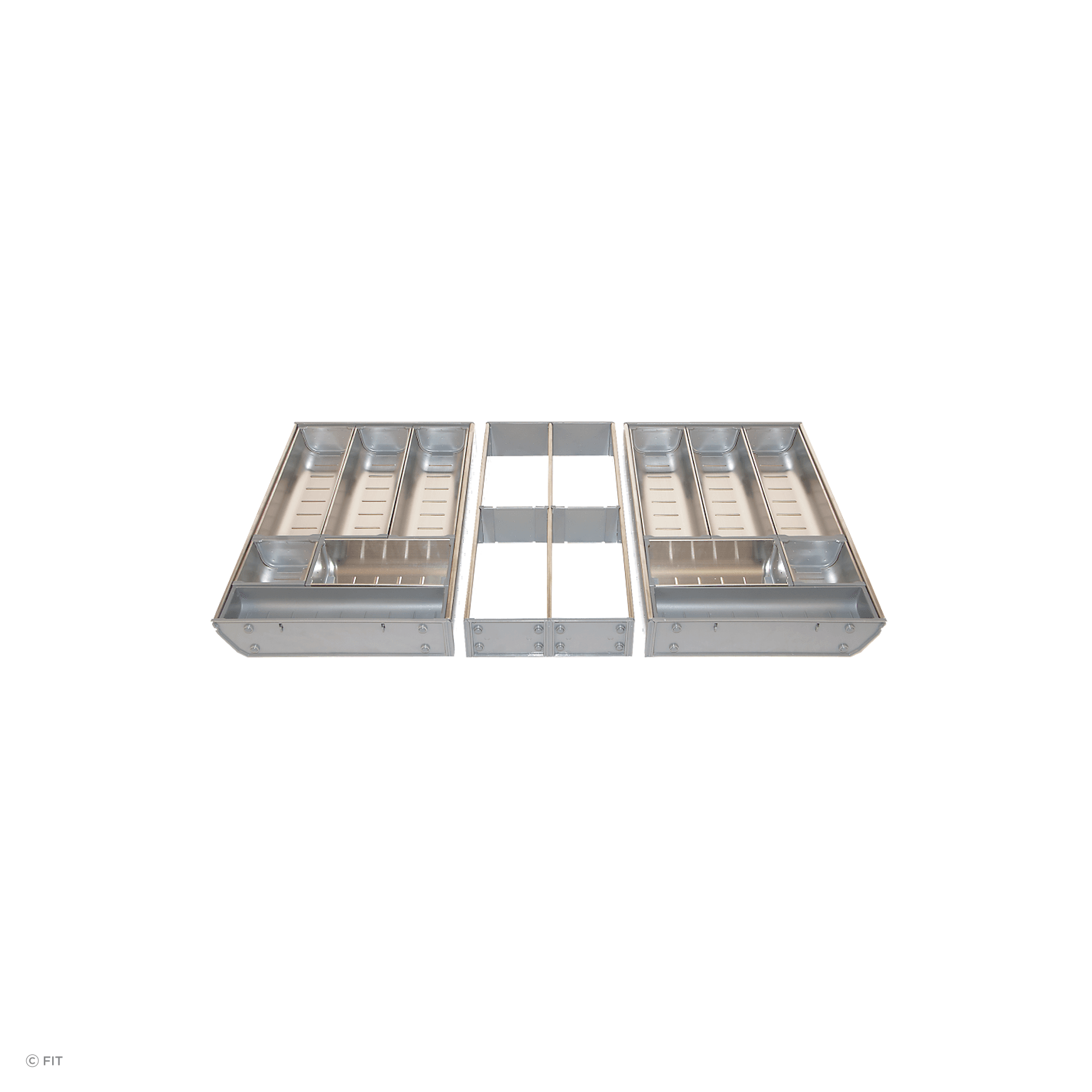 Inoxa Stainless Steel Drawer Organising System