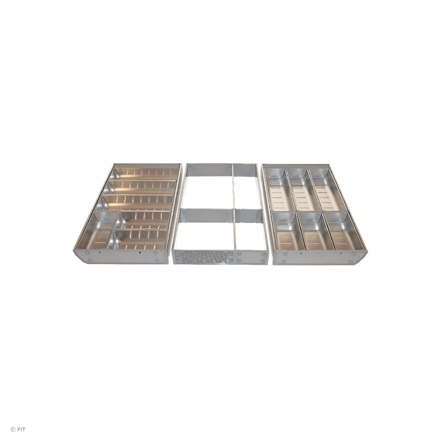 Inoxa Stainless Steel Drawer Organising System