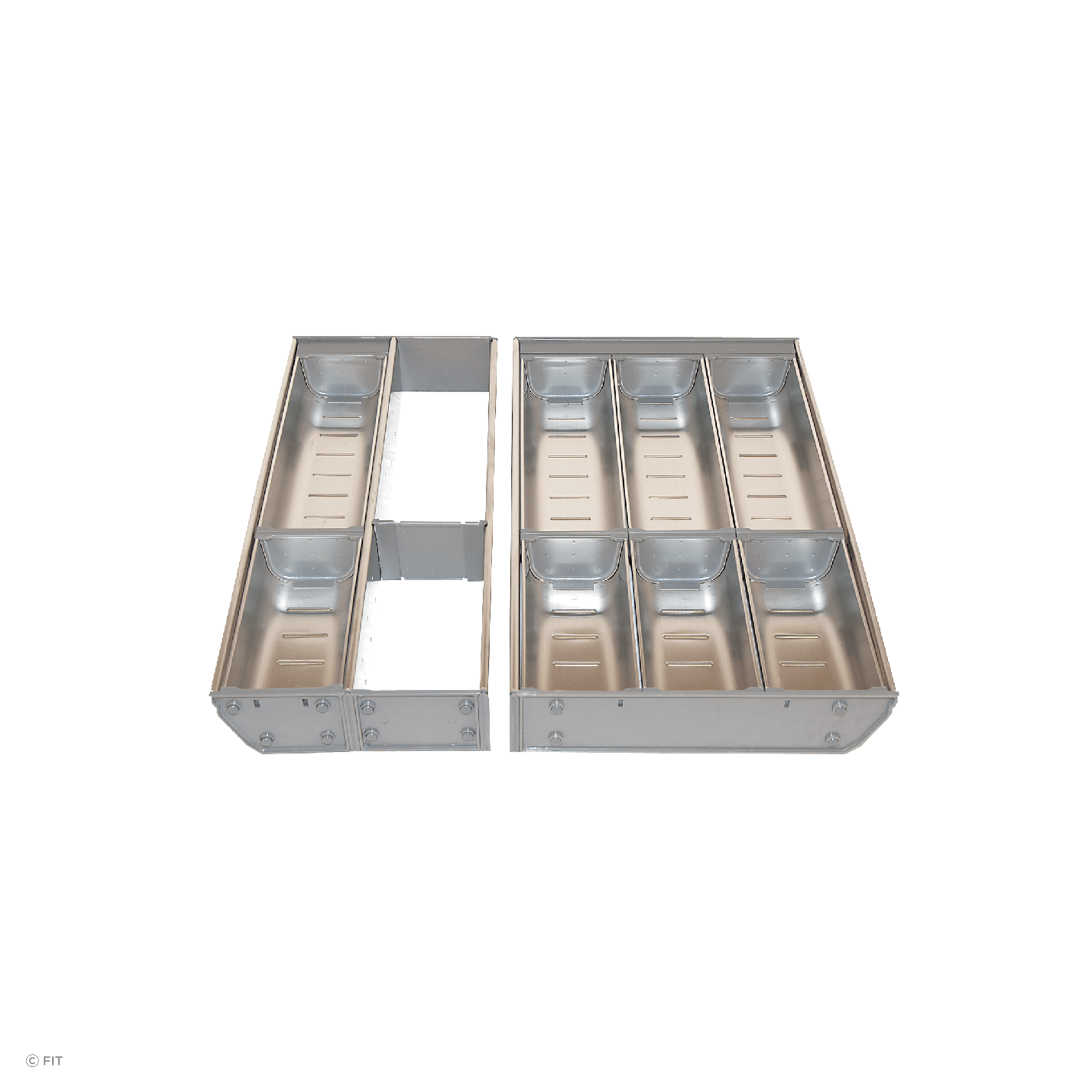 Inoxa Stainless Steel Drawer Organising System