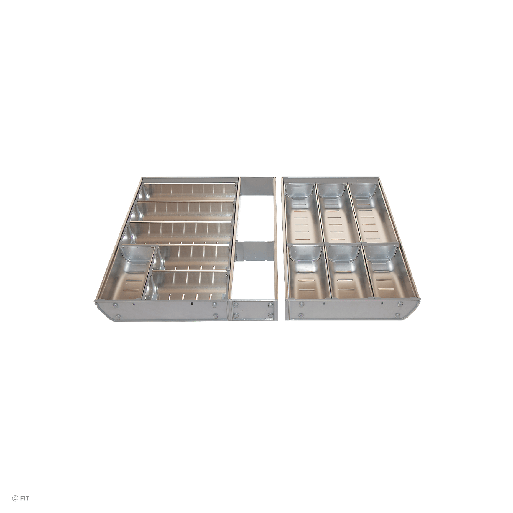 Inoxa Stainless Steel Drawer Organising System