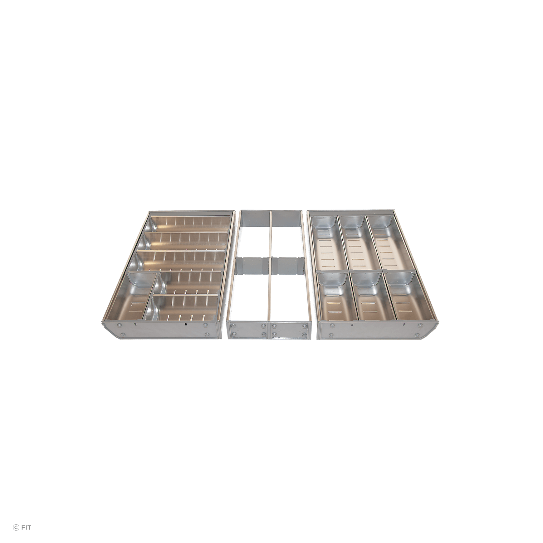 Inoxa Stainless Steel Drawer Organising System