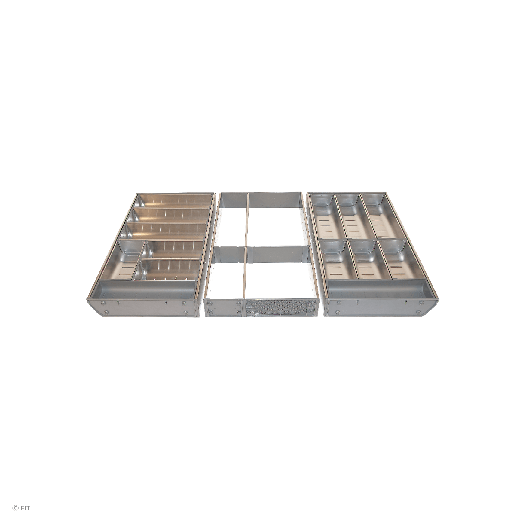 Inoxa Stainless Steel Drawer Organising System
