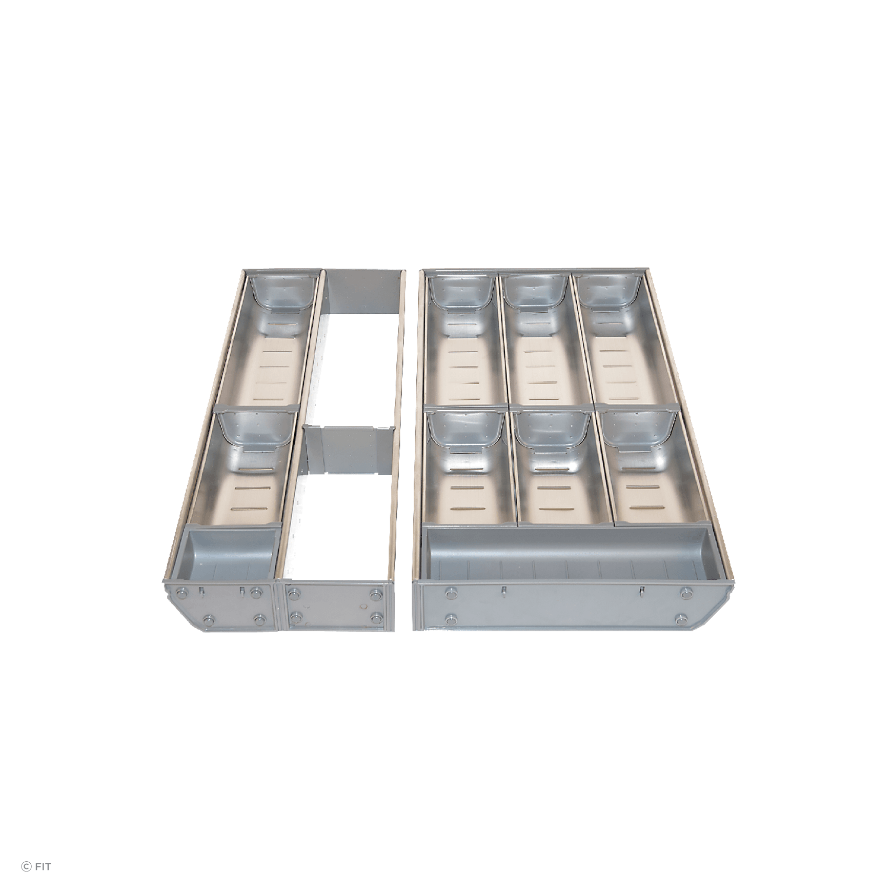 Inoxa Stainless Steel Drawer Organising System