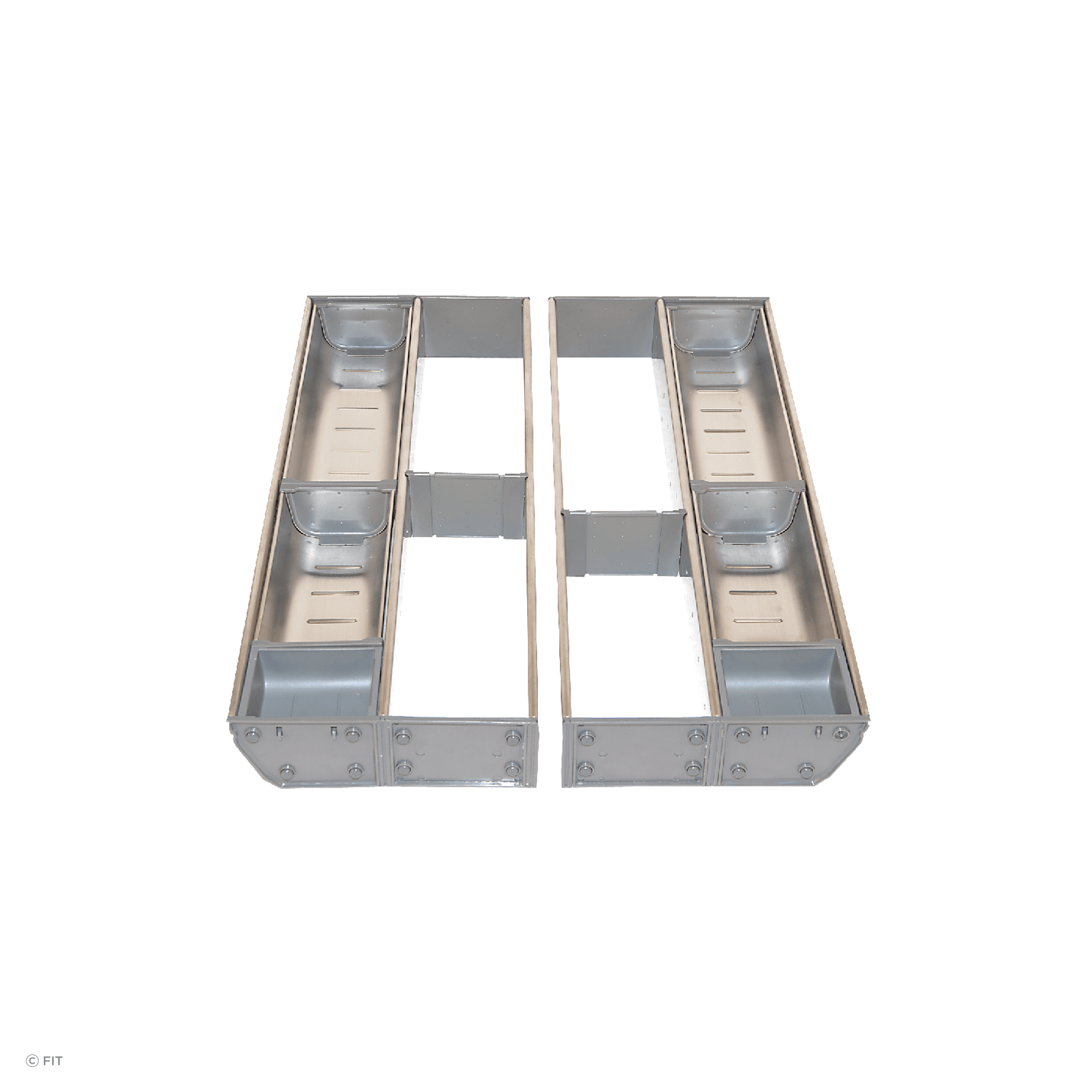Inoxa Stainless Steel Drawer Organising System