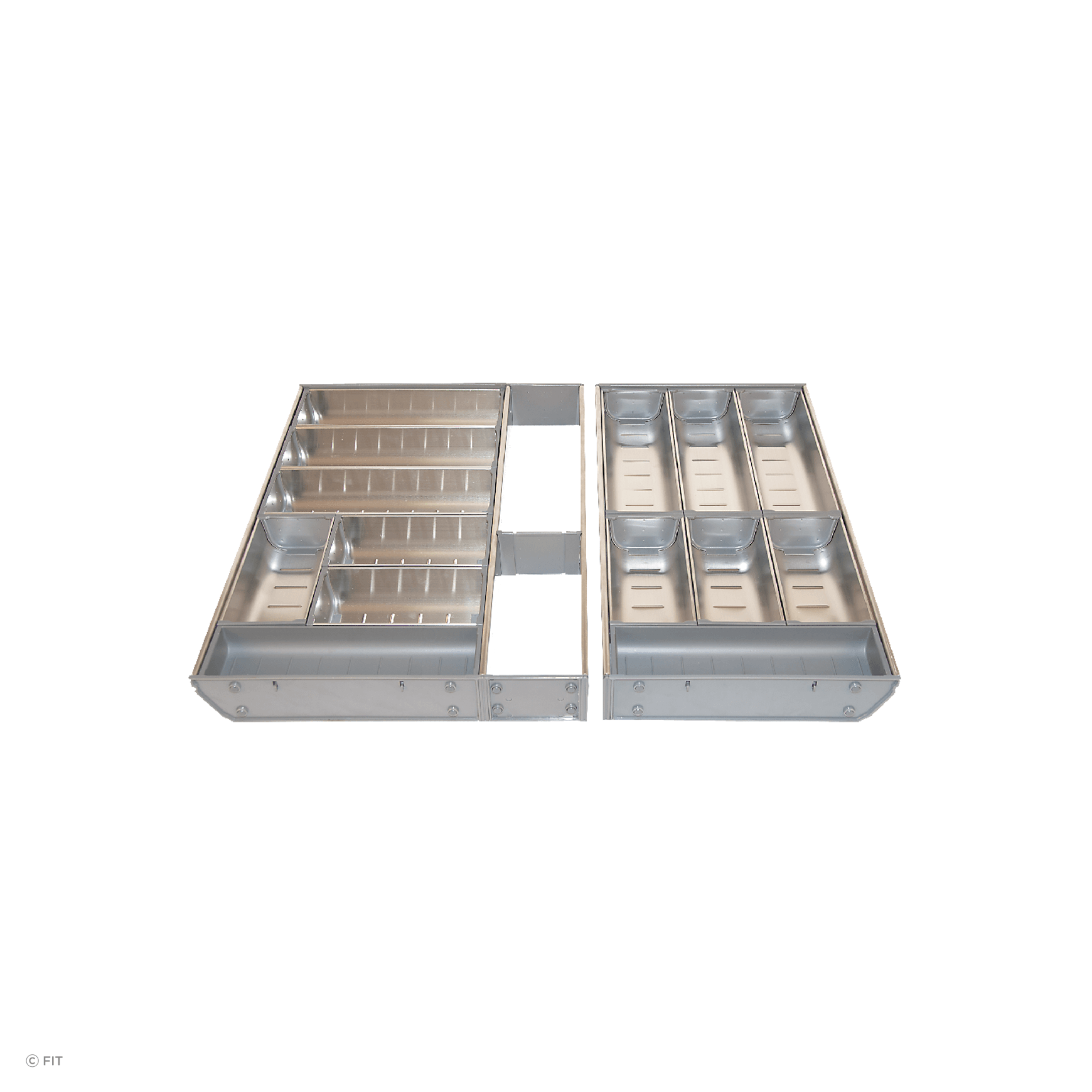 Inoxa Stainless Steel Drawer Organising System