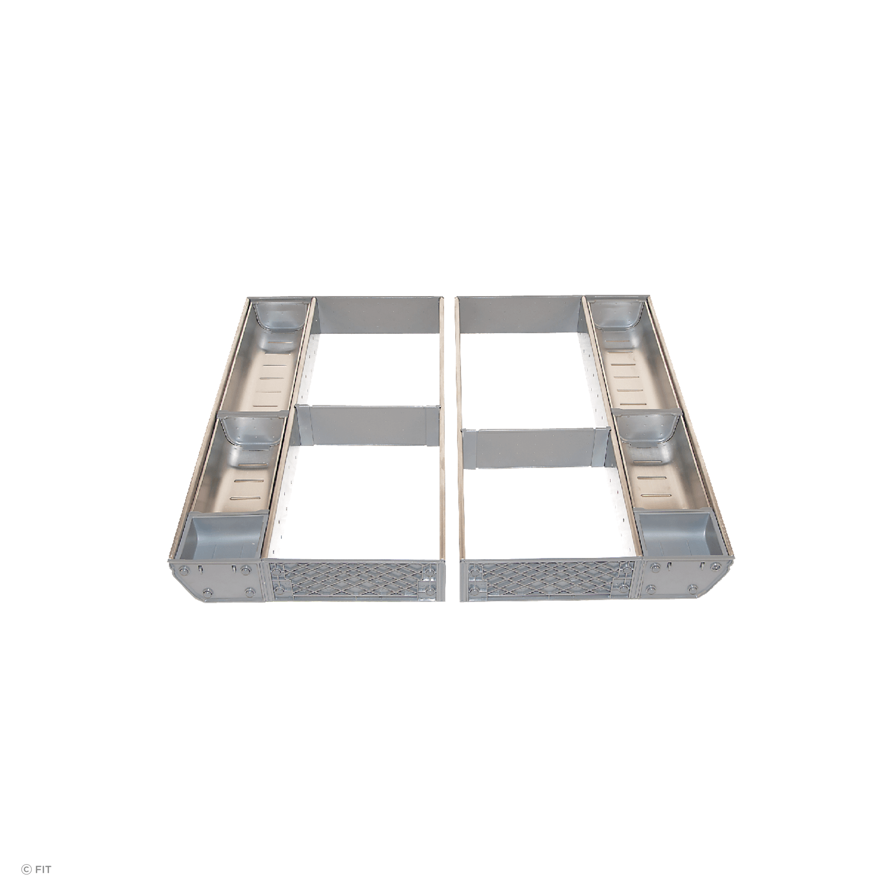 Inoxa Stainless Steel Drawer Organising System