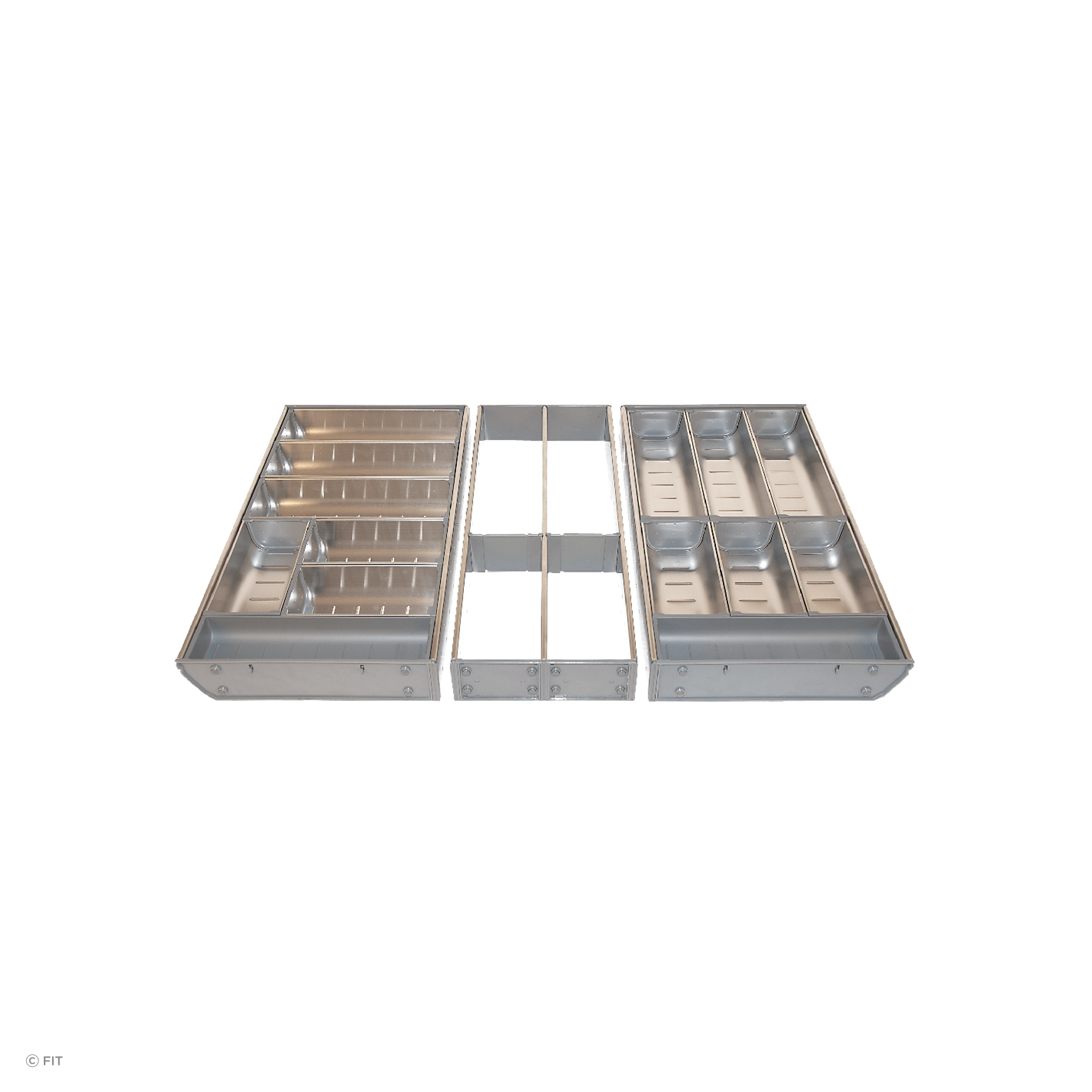 Inoxa Stainless Steel Drawer Organising System