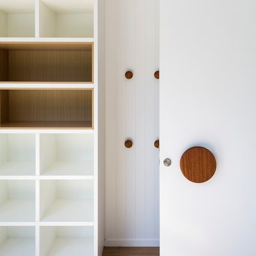 Large Round  - Timber Door Handle - TDH003