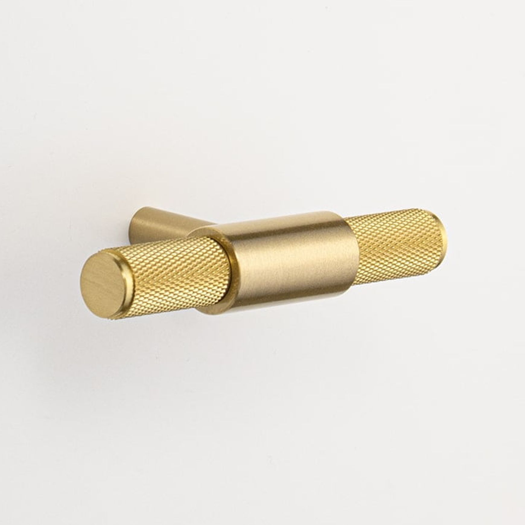 Kitchen Knurled handles solid Brass /aged antique brass Tallow Beach