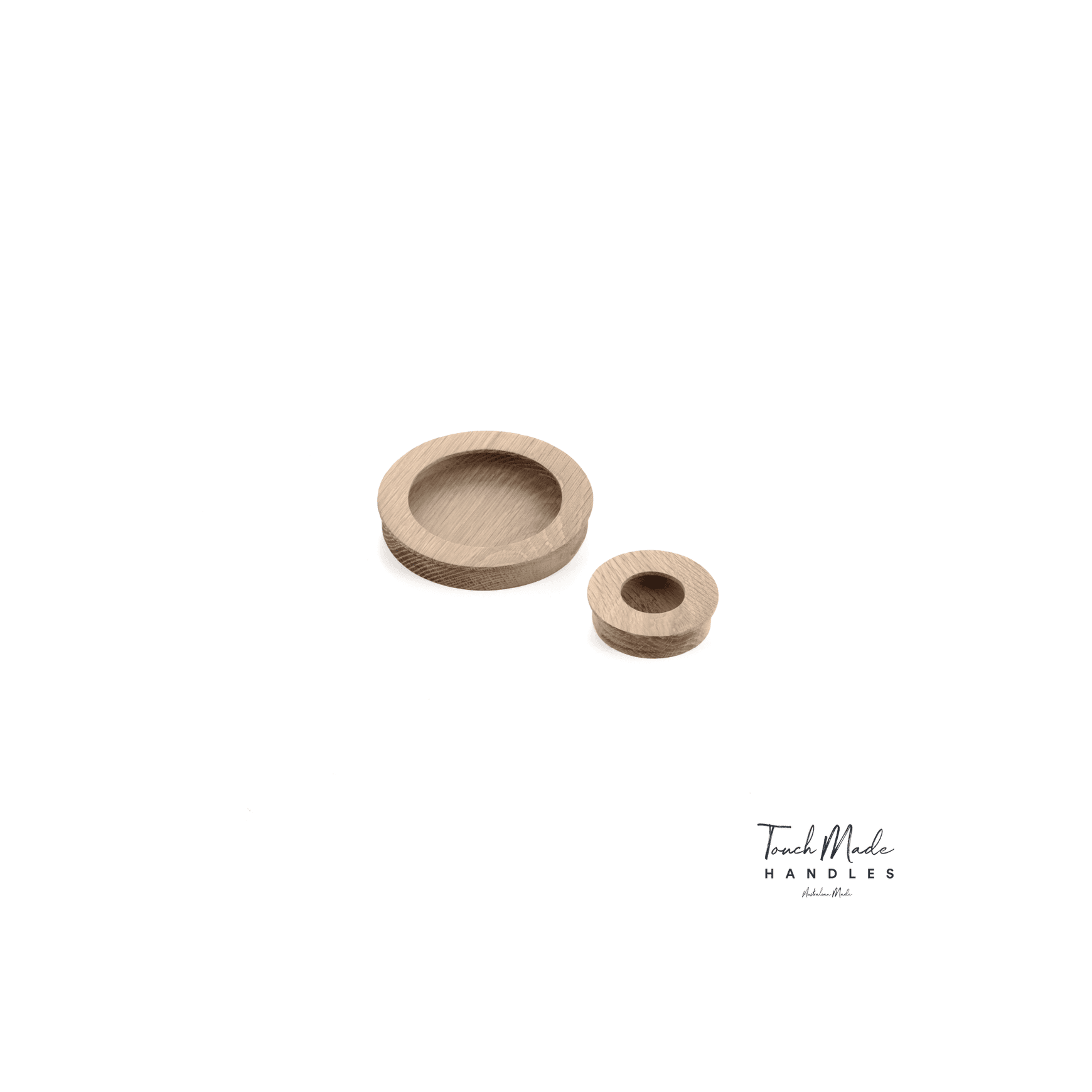 Cascade Recessed Round Timber Handles