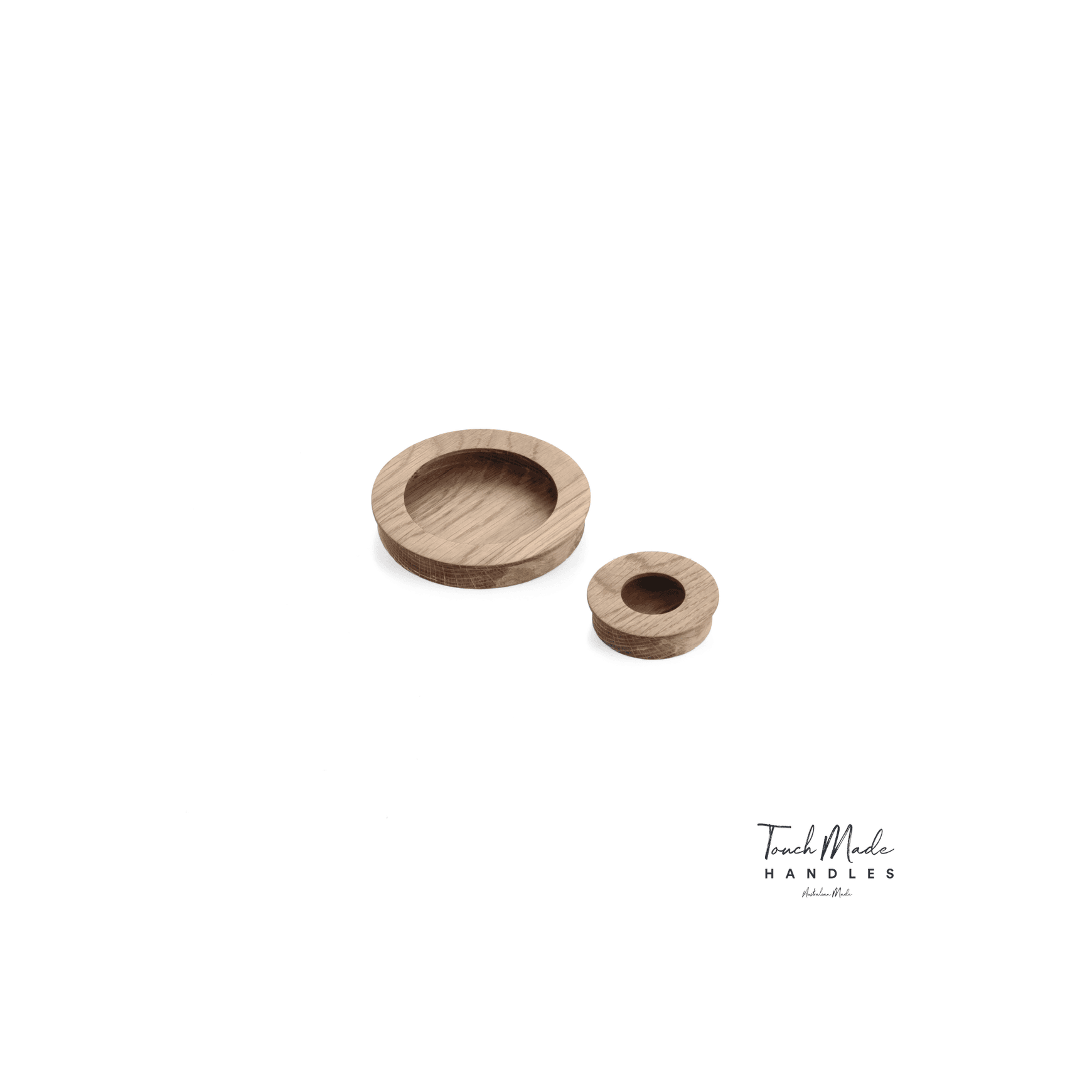 Cascade Recessed Round Timber Handles