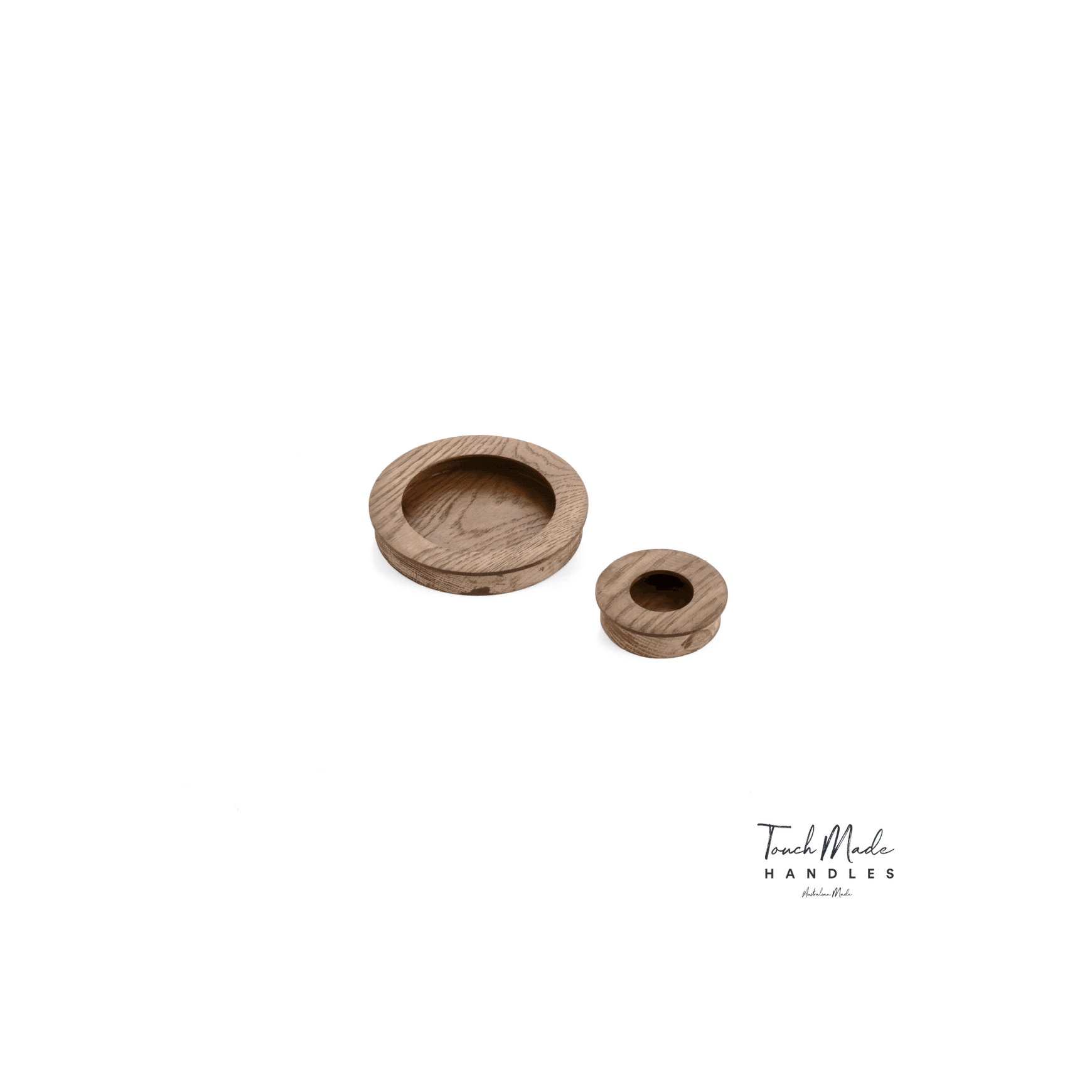 Cascade Recessed Round Timber Handles