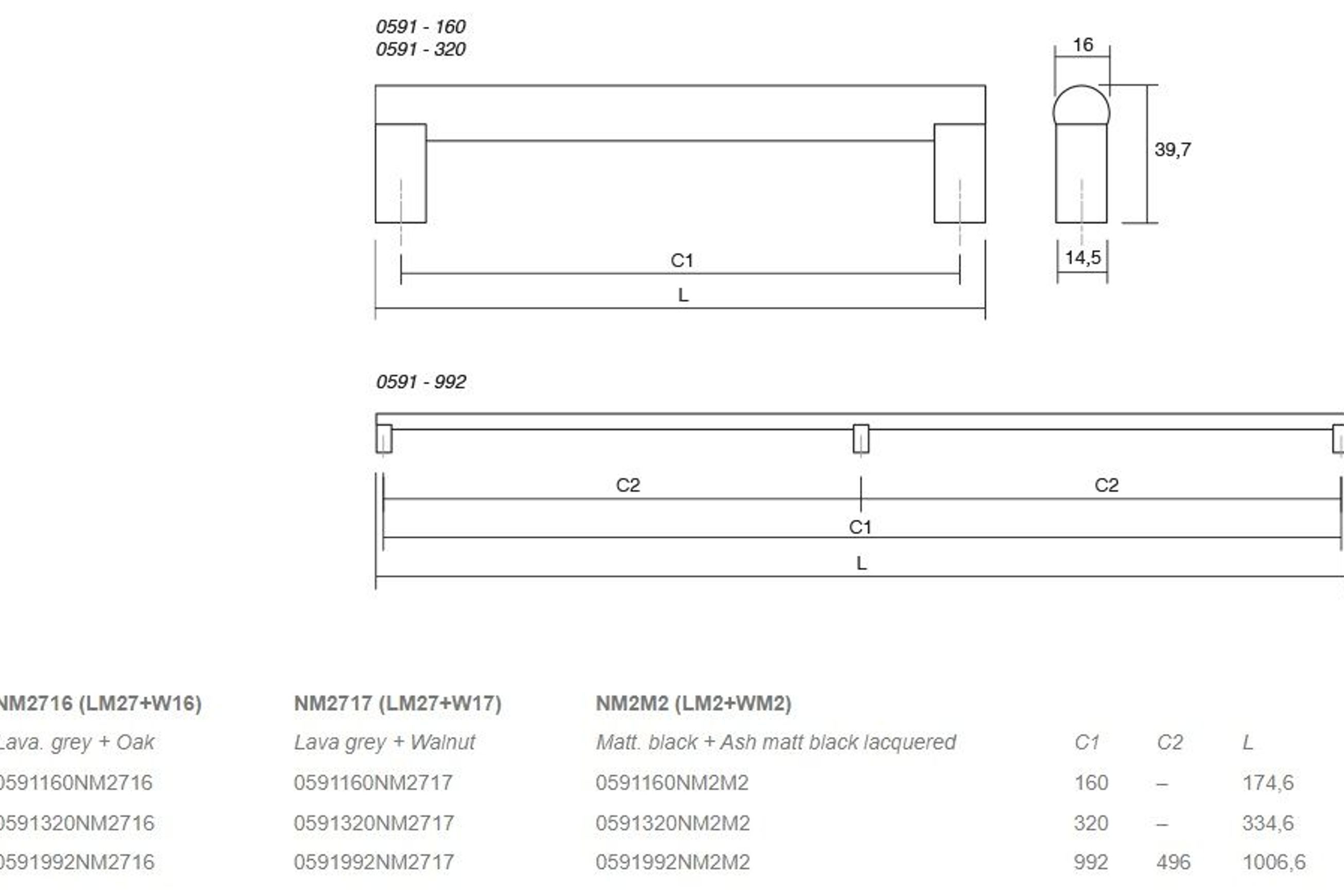 ETO WOOD Cabinet Handle