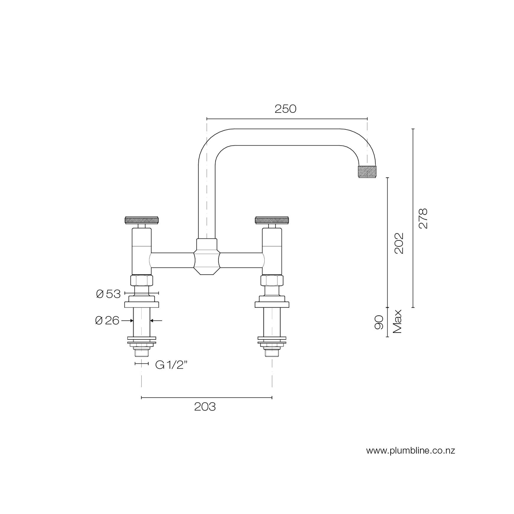 Arena Bridge Kitchen Mixer