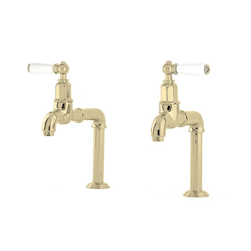 Perrin & Rowe Mayan bibcock kitchen taps with levers