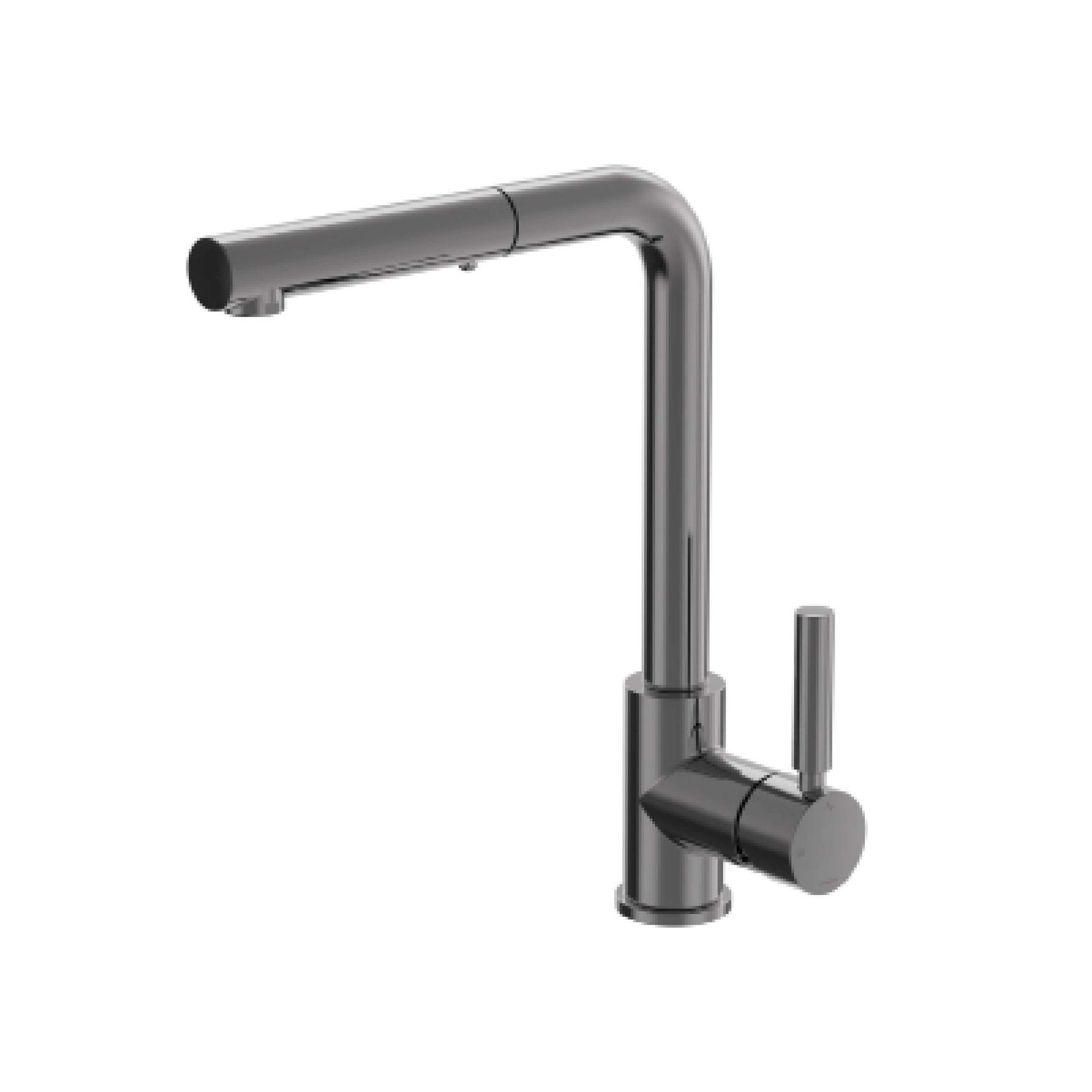 Buddy Pro Kitchen Mixer Straight Spout Pull Out Spray