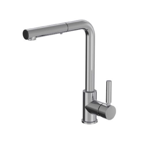 Buddy Pro Kitchen Mixer Straight Spout Pull Out Spray