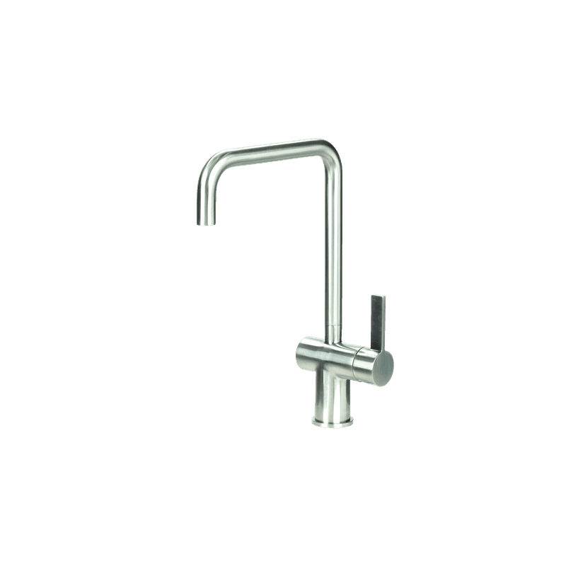 Urban Straight Neck Kitchen Mixer Brushed Stainless