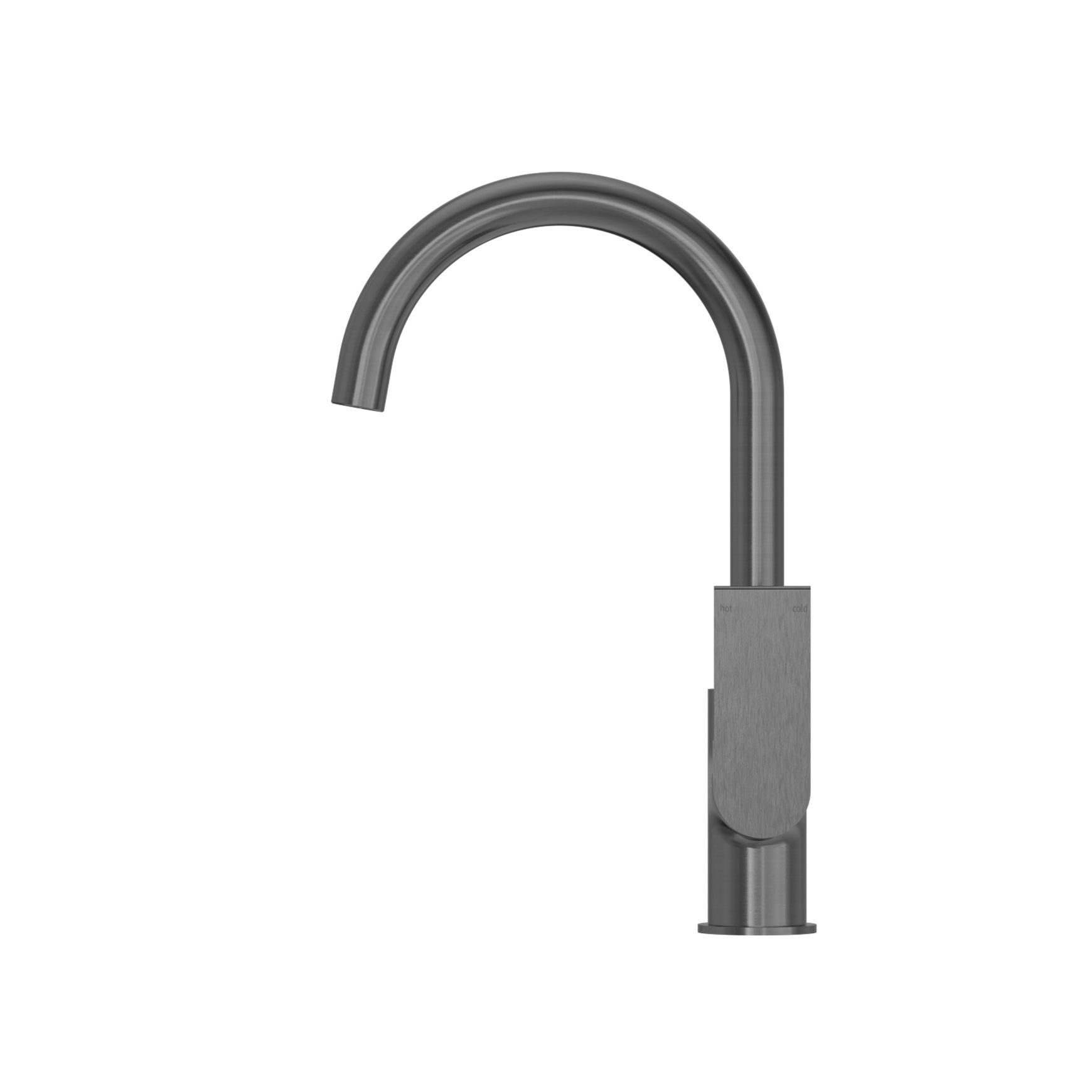 Bianca Kitchen Mixer Gooseneck Spout | Gun Metal