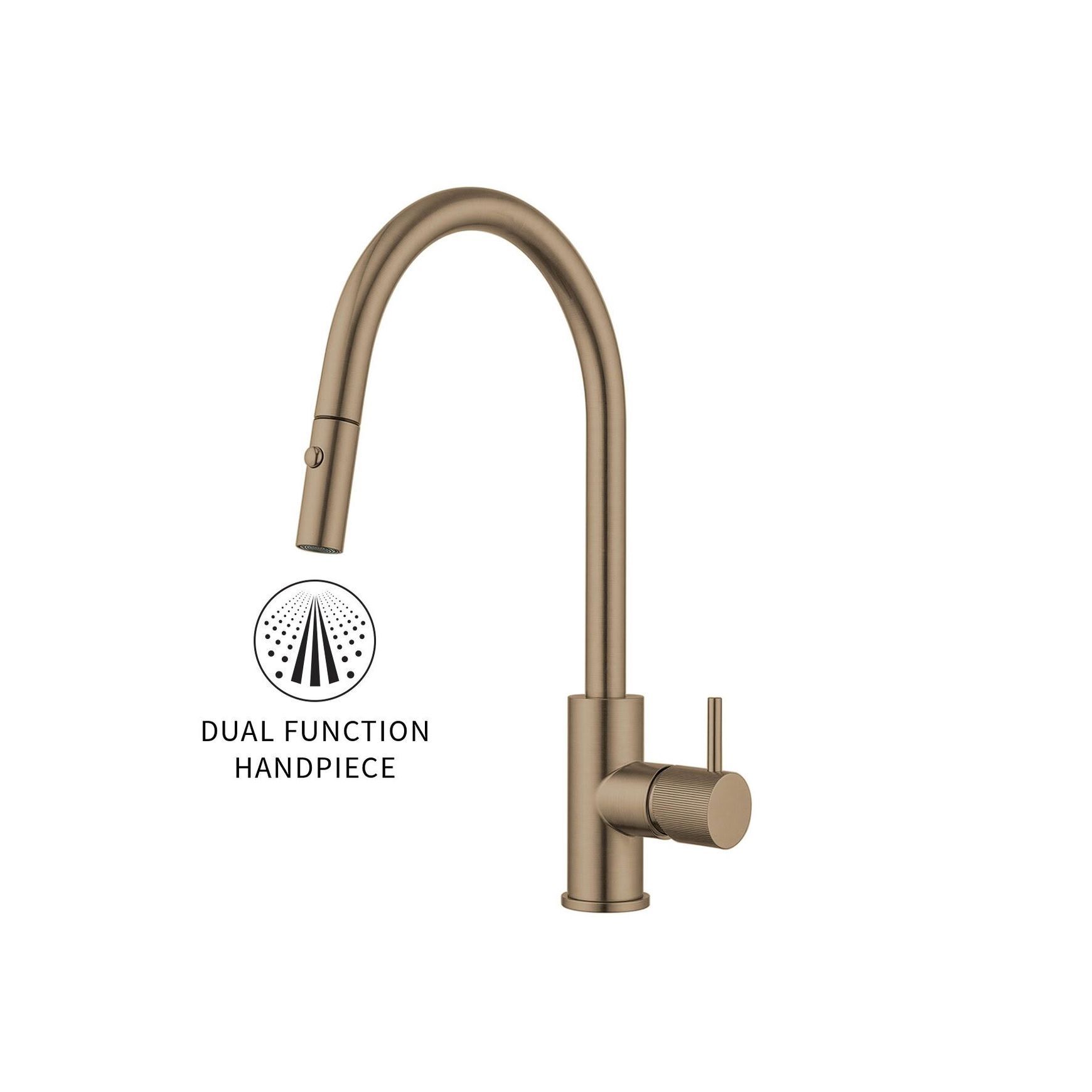 Onyx Gooseneck Pull Out Sink Mixer – Cold Start