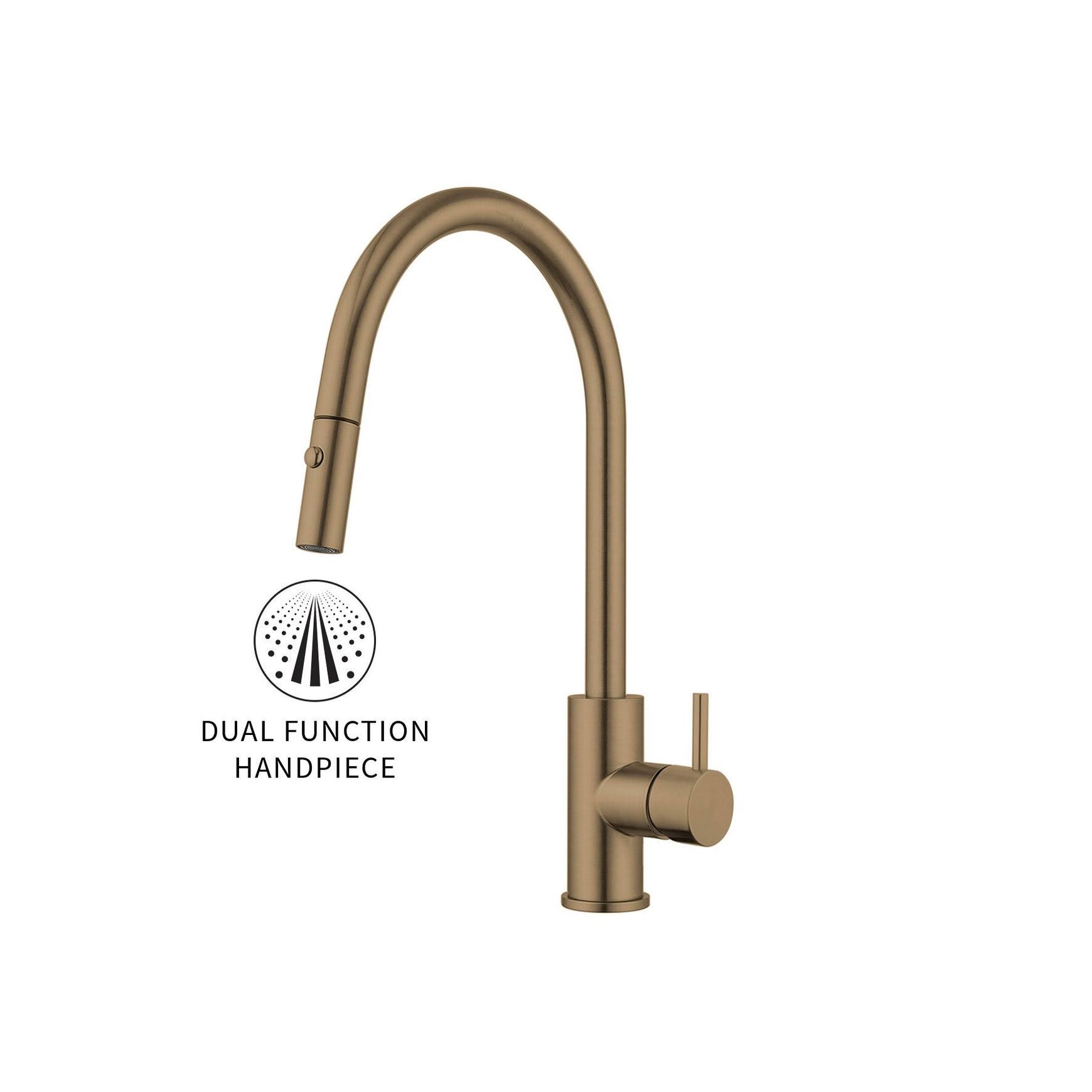 Onyx Gooseneck Pull Out Sink Mixer – Cold Start