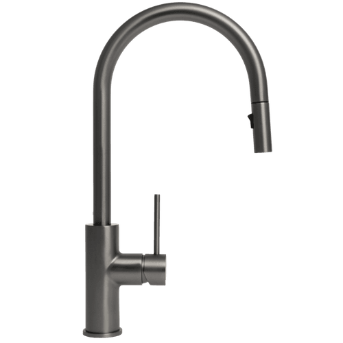 Mira Brushed Gunmetal Pull Out Mixer