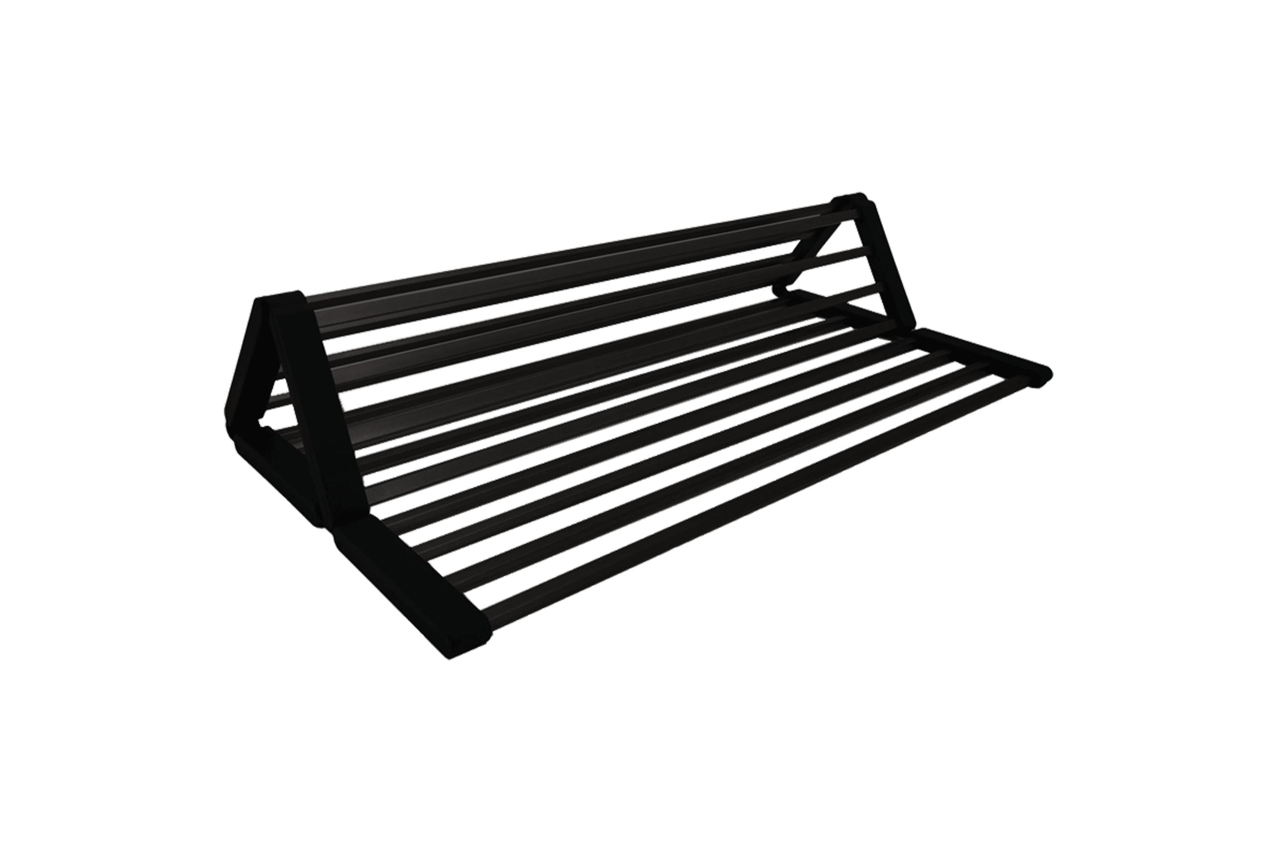 Aspen Roll-Up Hot Mat 480x480mm Matte Black