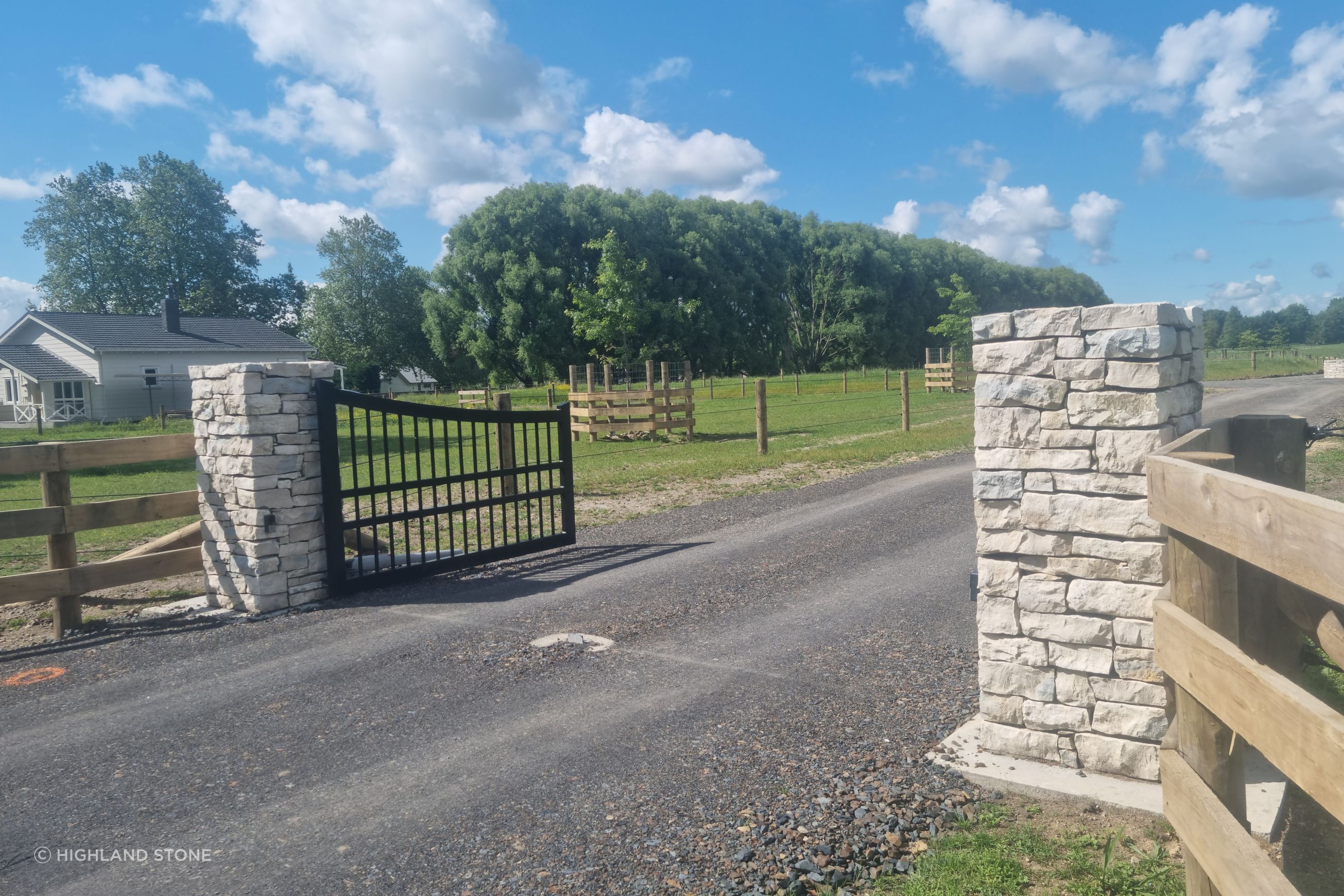 Landscape & Entrance Walls
