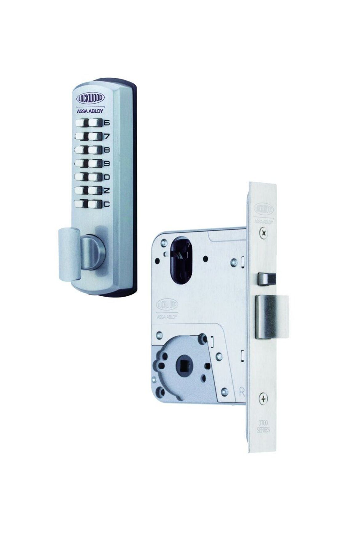 Lockwood Selector 3772 Key Override DX Digital Mortice Locks