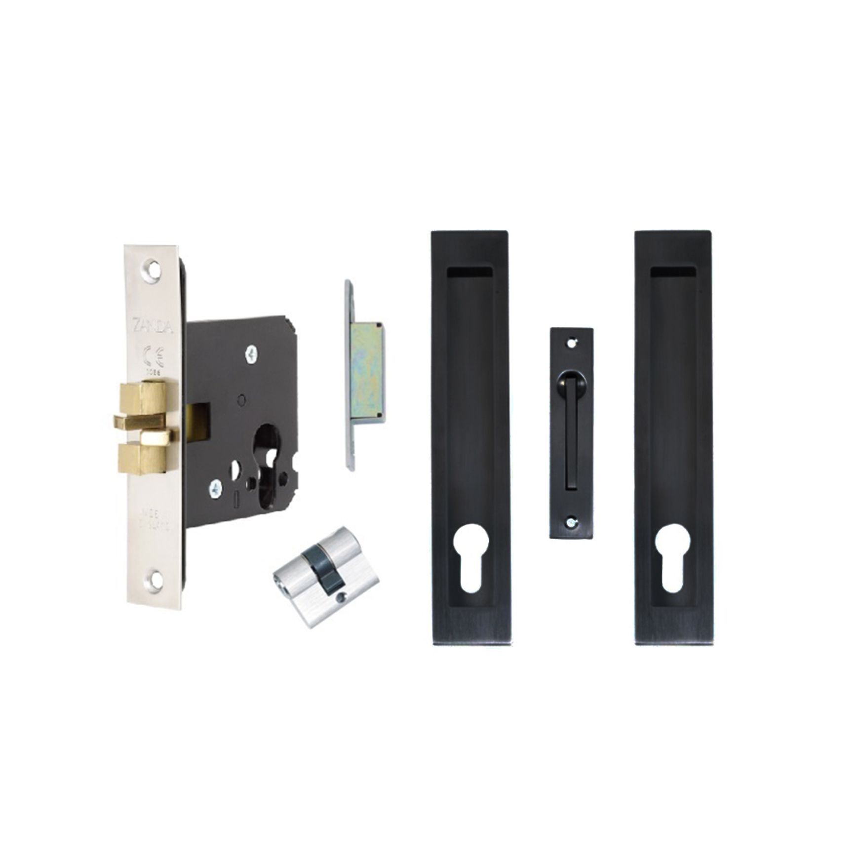 Zanda Verve Sliding Door Lock Kit