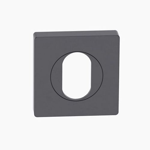 Square Cylinder Escutcheon B1002MBLK