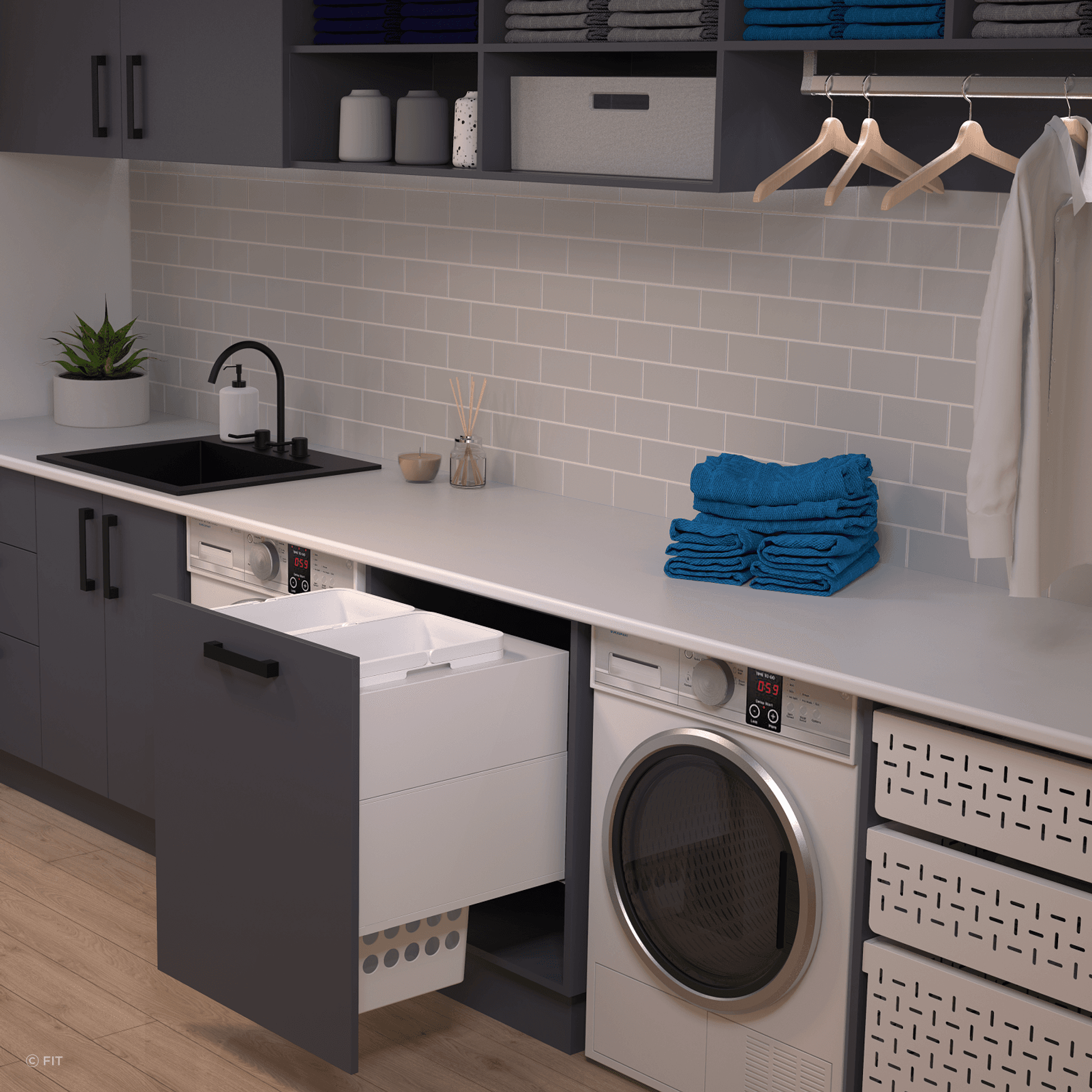 Tanova Drawer Insert Laundry Systems