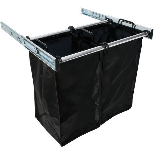 24" Pull-Out Hamper Polished Chrome