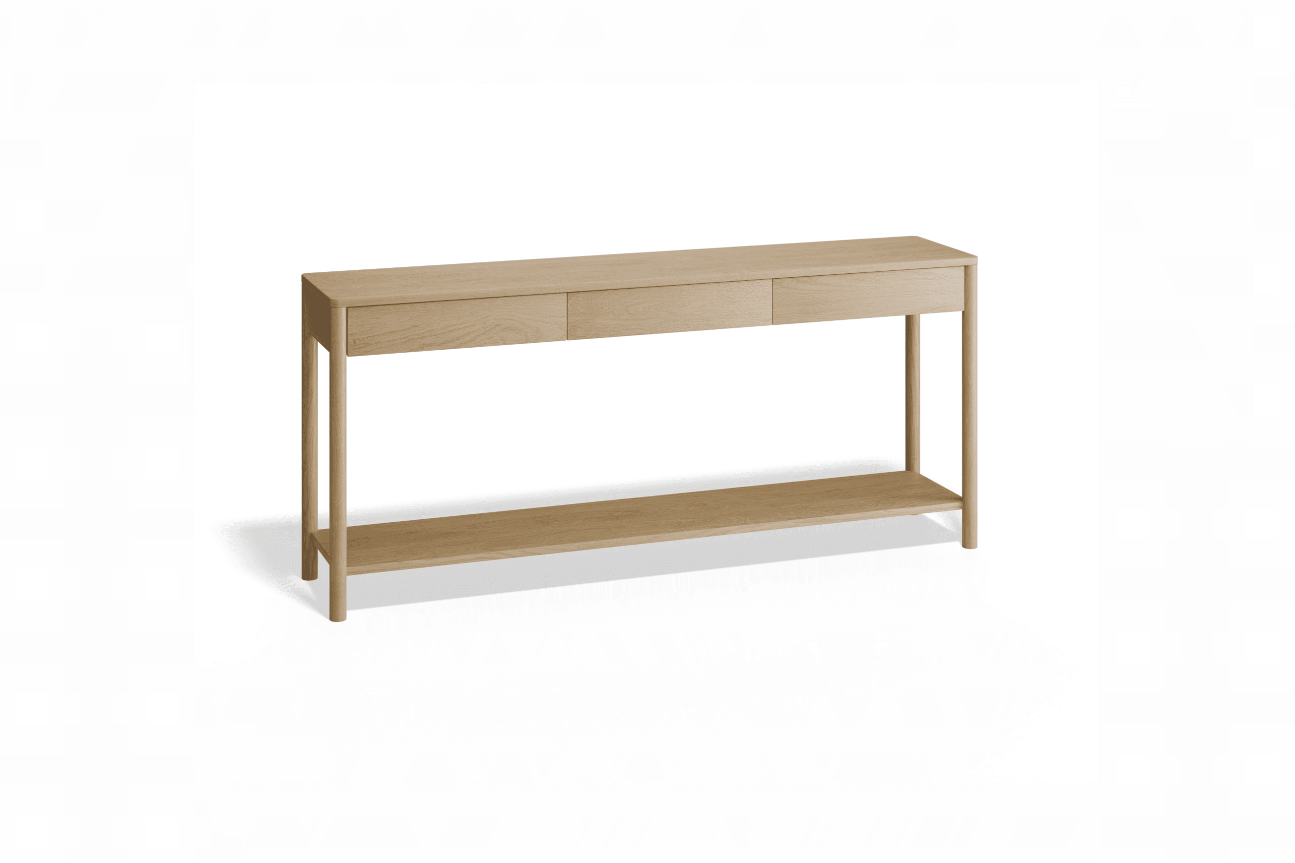 Nordica Console Table - Natural Oak 172cm