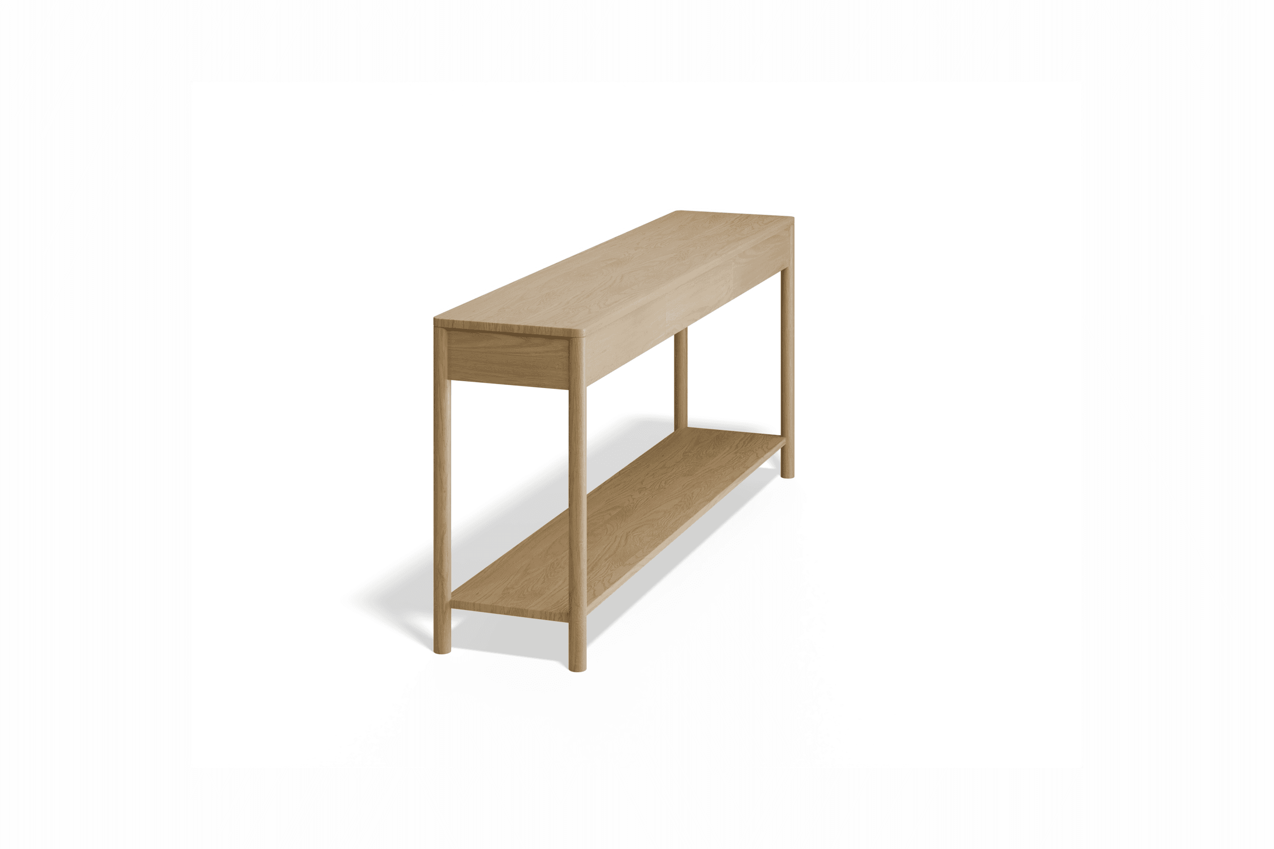 Nordica Console Table - Natural Oak 172cm