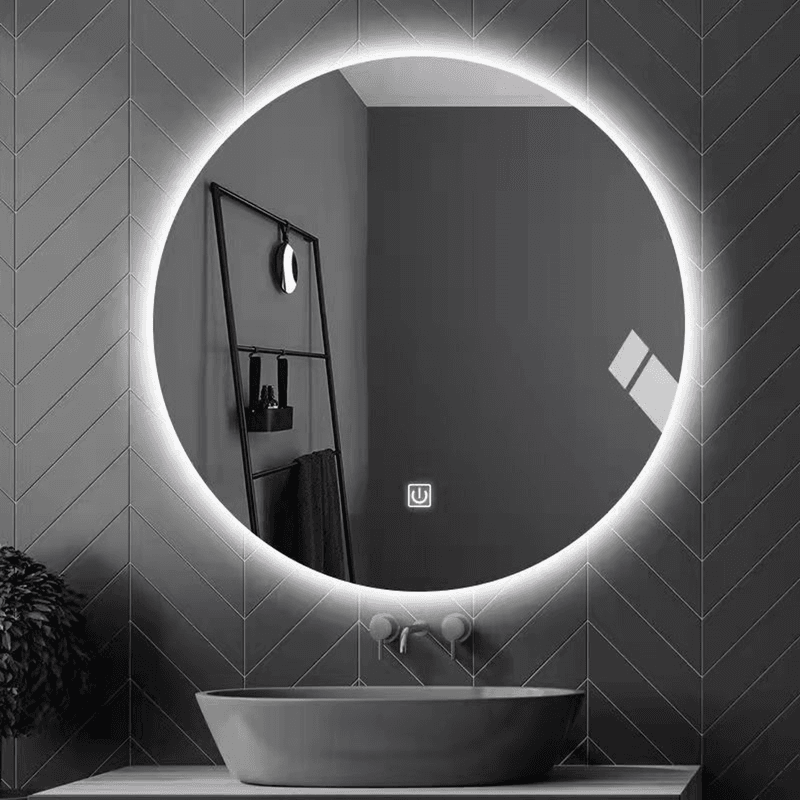 LED Backlit Round Mirror