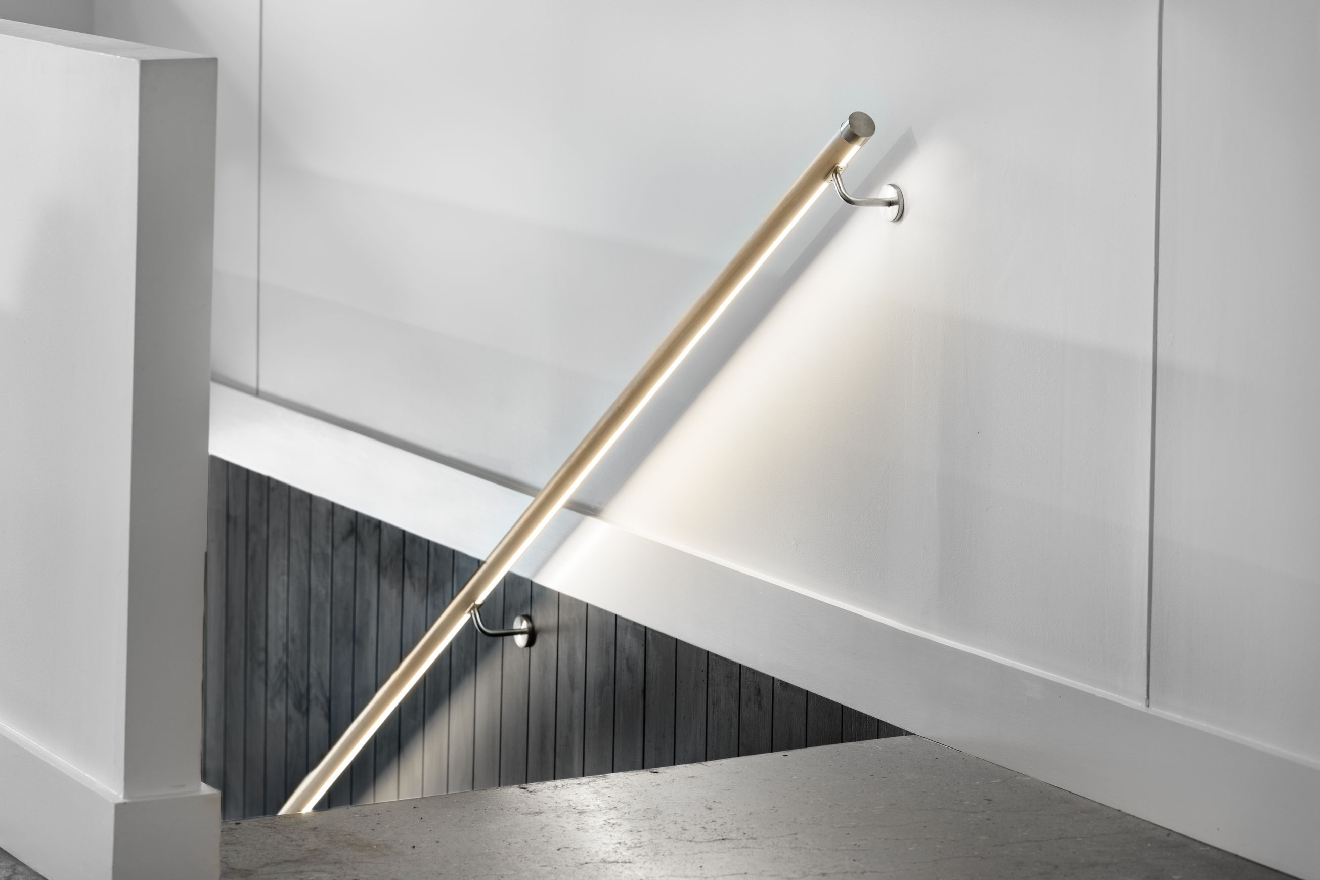 Round Timber Handrail