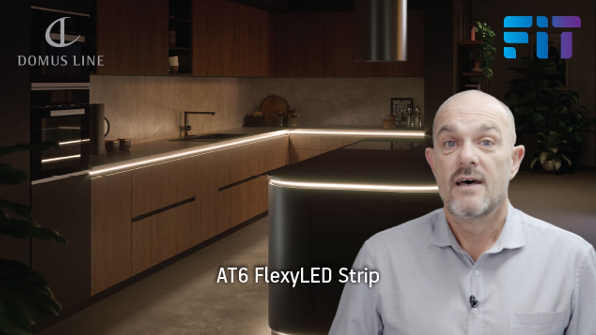 FIT For Purpose Product Video - Domus Line AT6 LED Strip So Flexi It Runs Around 25mm Radius Corners