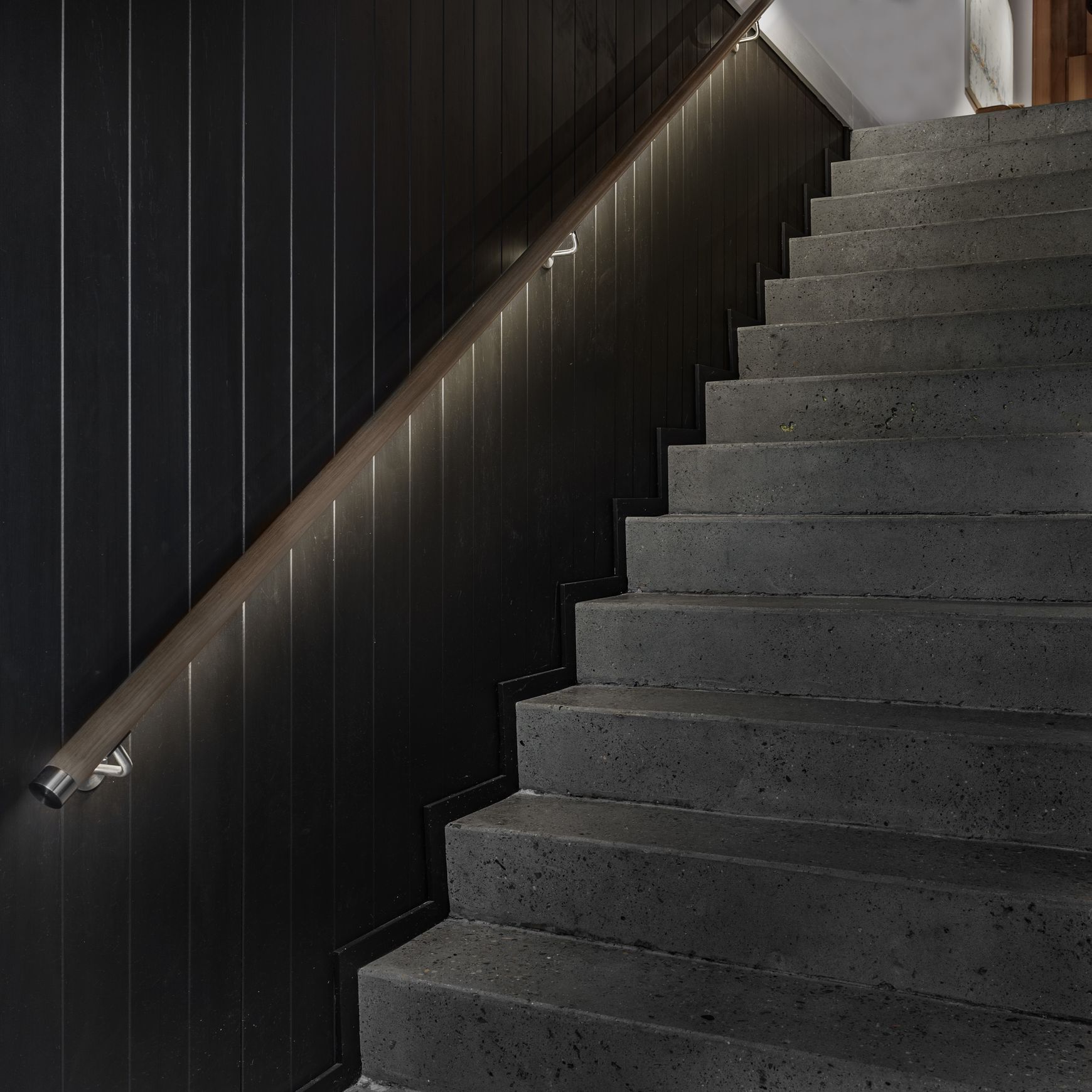 Round Timber Handrail