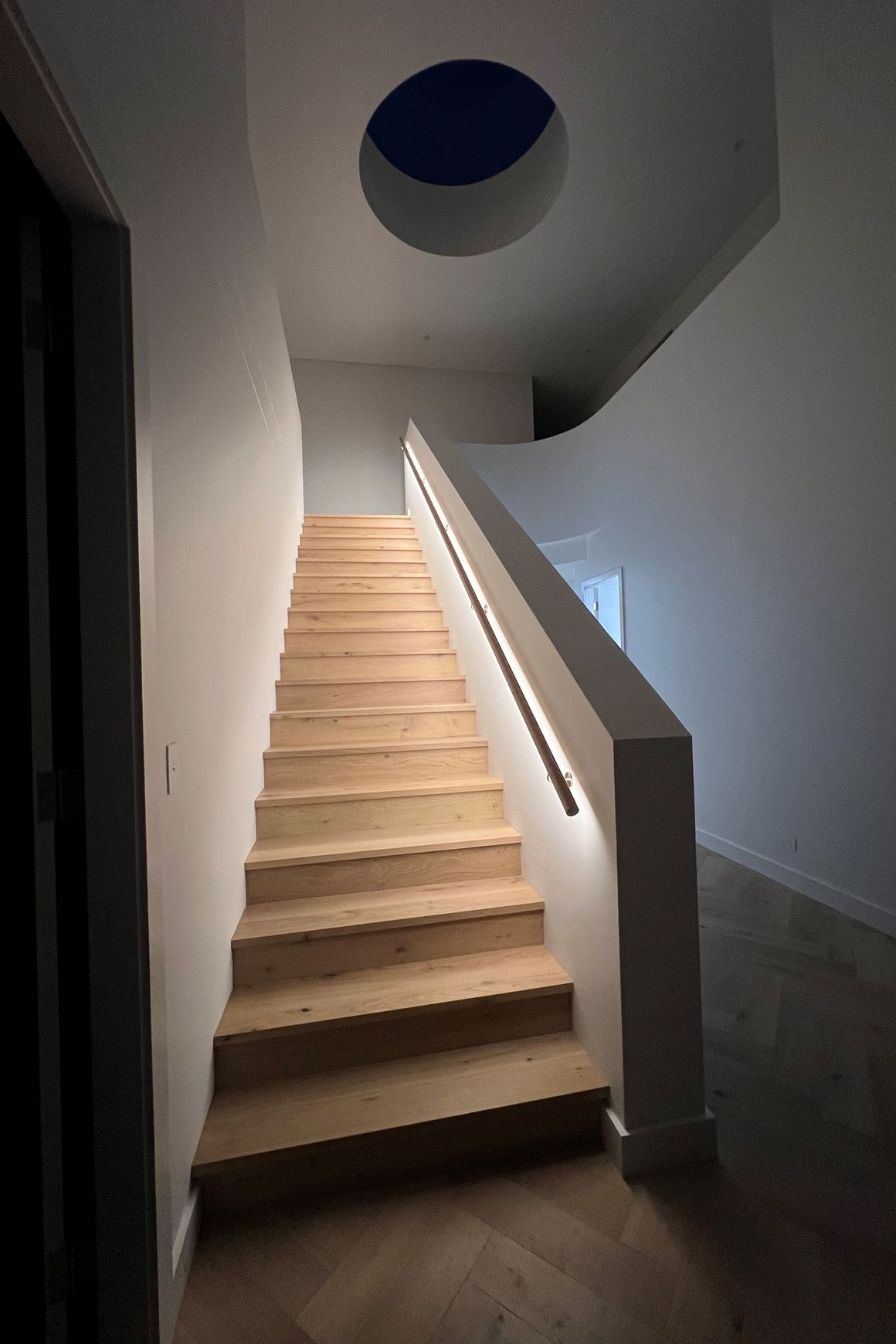 Round Timber Handrail