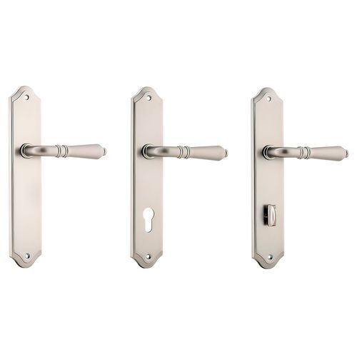 Iver Sarlat Lever Door Handle on Shouldered Backplate