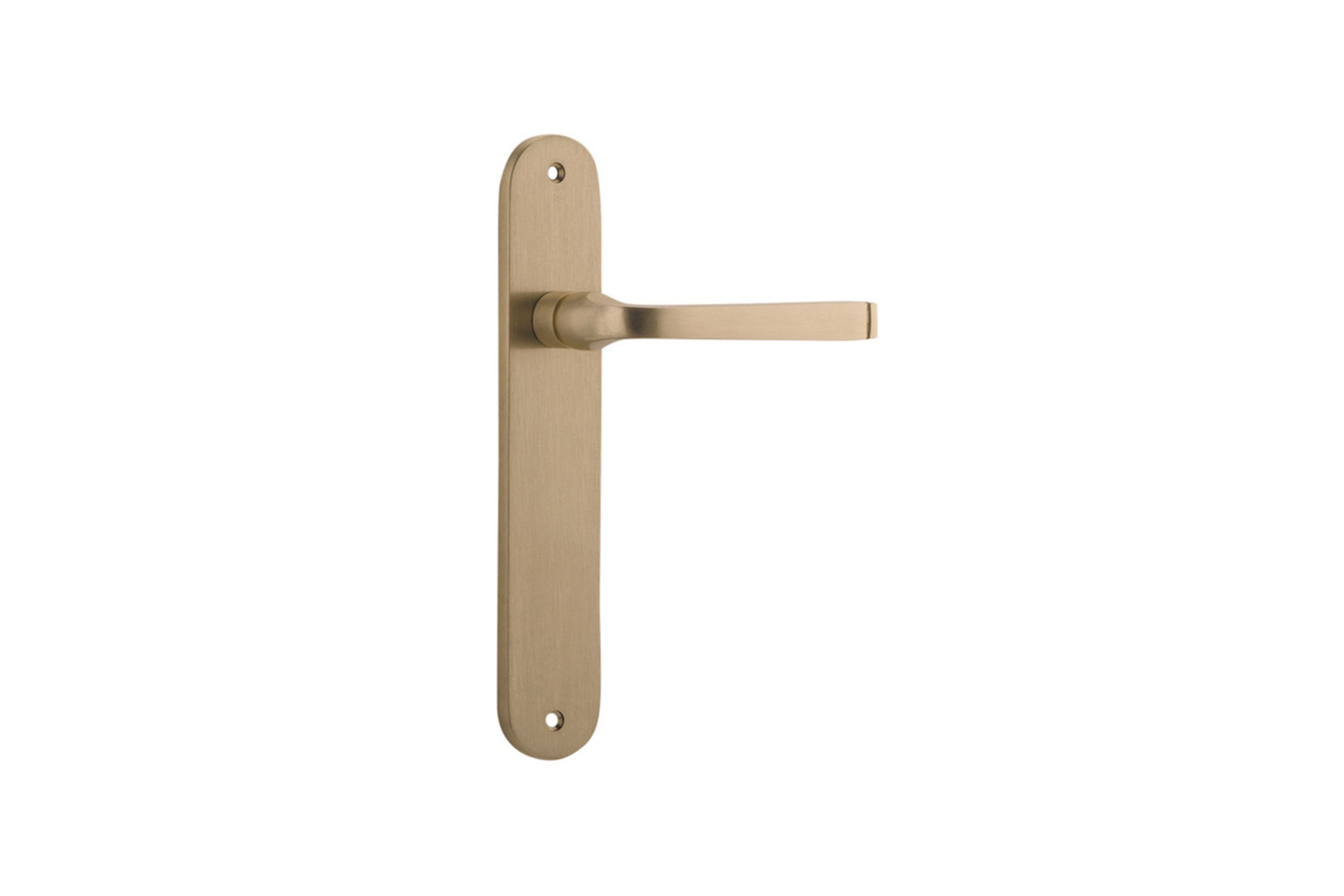 Annecy Door Lever Oval Backplate